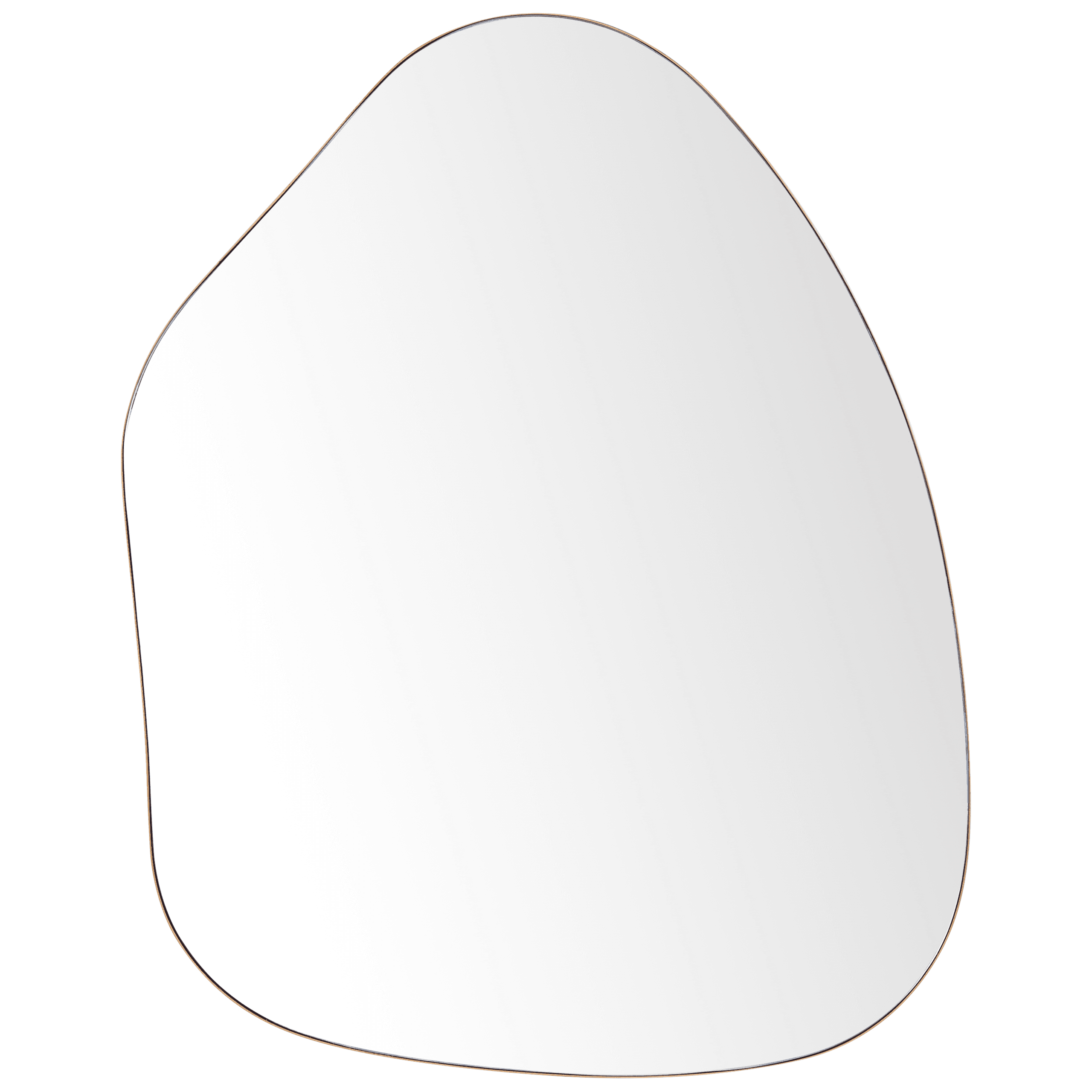 Seinäpeili PUTEAUX 70 cm 92 cm metalli Kulta