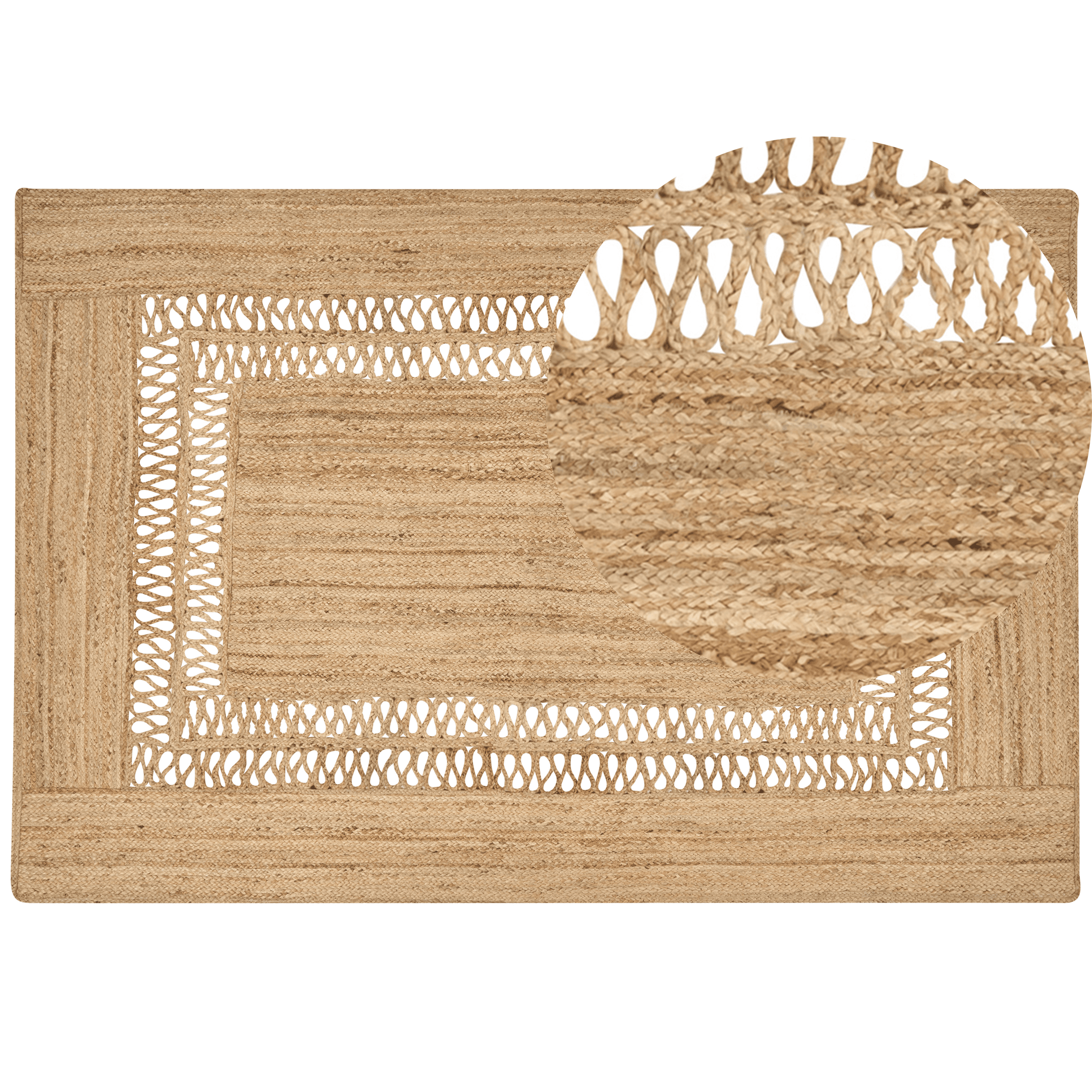 Matto YENIKOY Beige 200 x 300 cm juutti