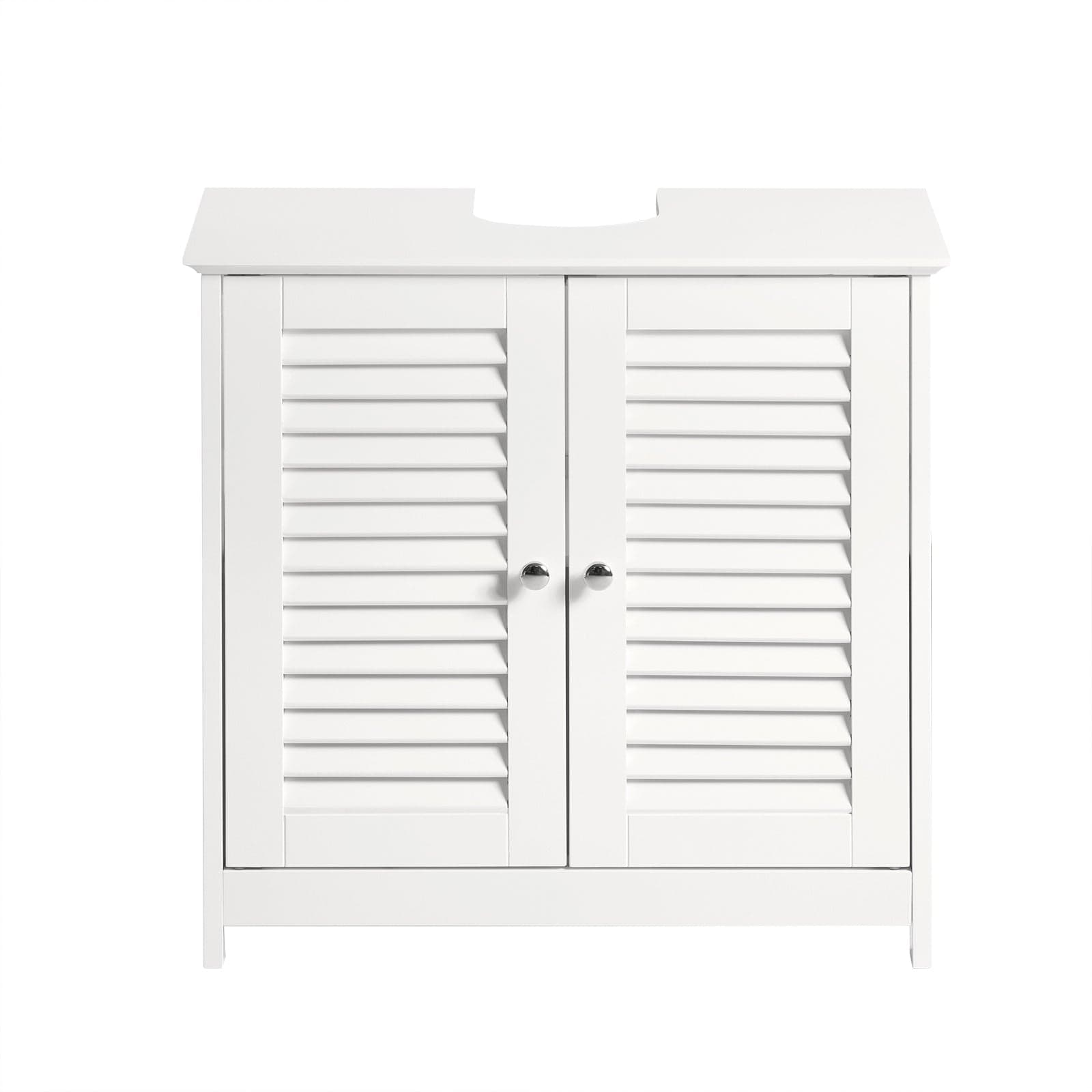 SoBuy Allaskaappi MDF FRG237-W säilytystila 2-ovella