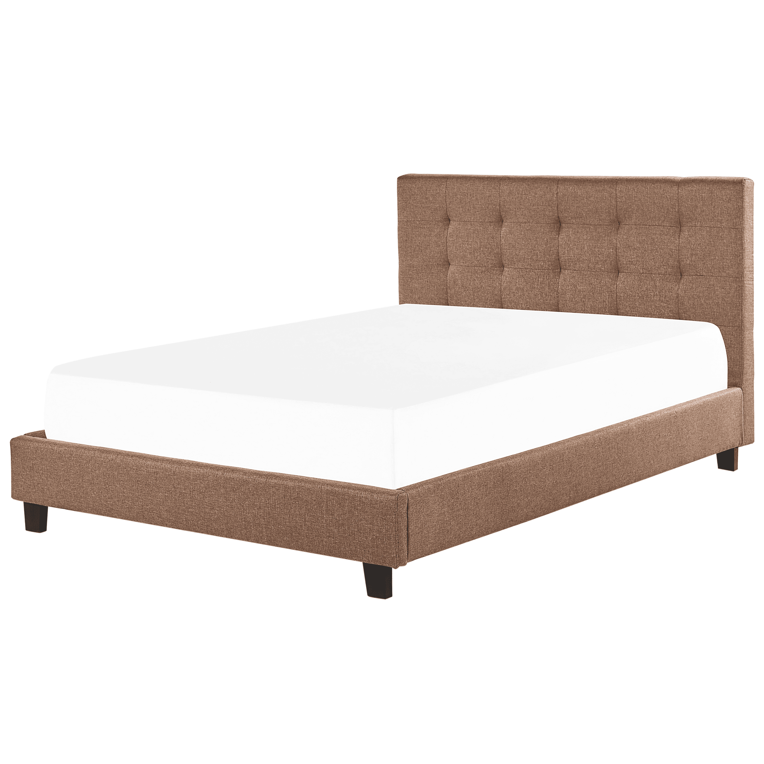 Sänky kangas LA ROCHELLE 180 x 200 cm Ruskea