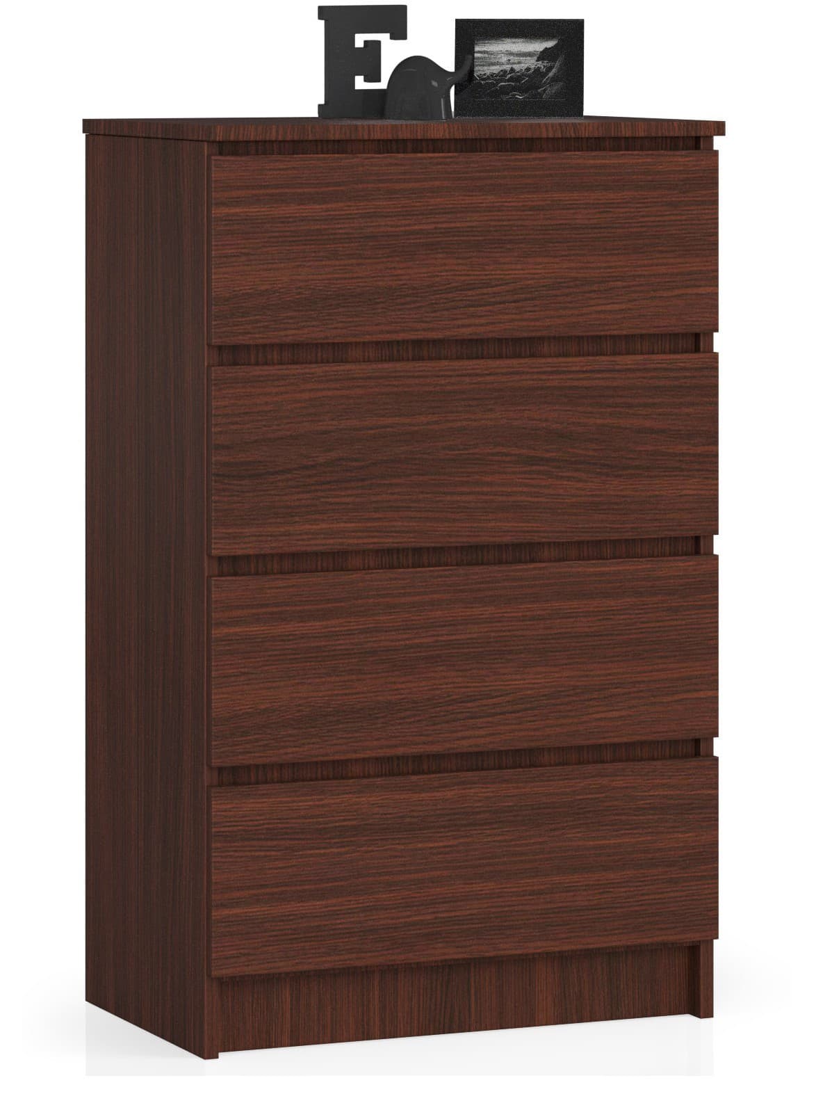 Akord Lipasto 4 laatikkoa Wenge 60x40x99
