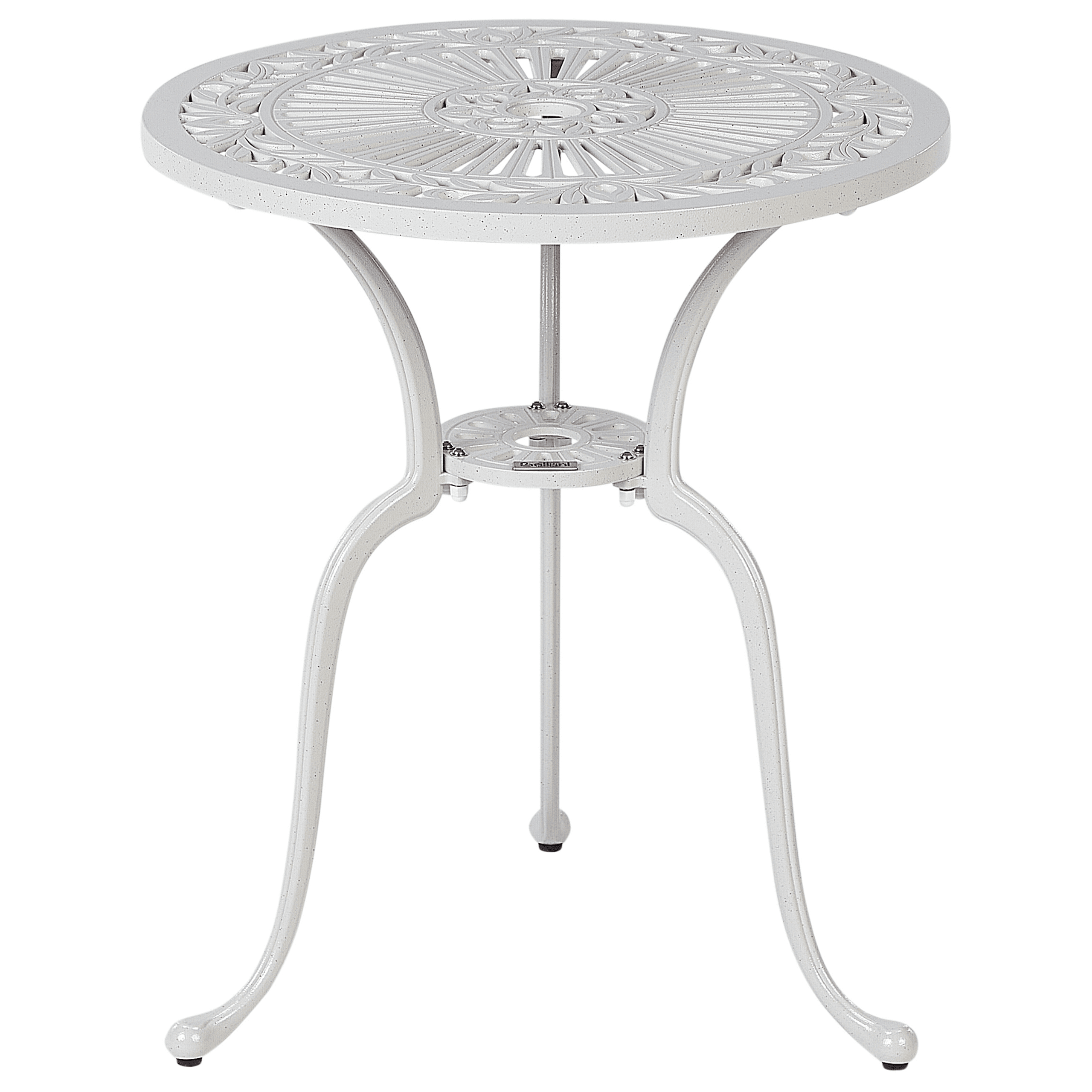 Bistropöytä DASCIO 61 cm 61 cm metalli Luonnonvalkoinen