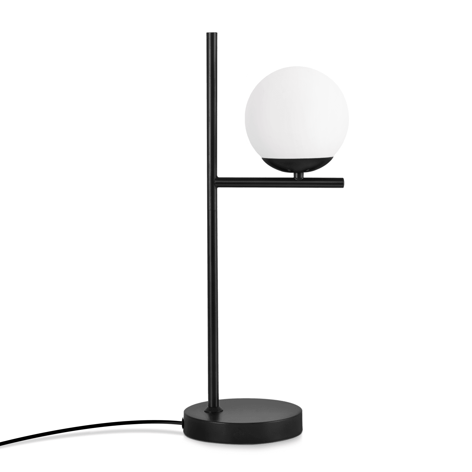 NETTLIFE pöytävalaisin olohuoneen yövalaisin E27 musta moderni lasinen muotoilu vintage retro teollinen pöytävalaisin 1,5 m