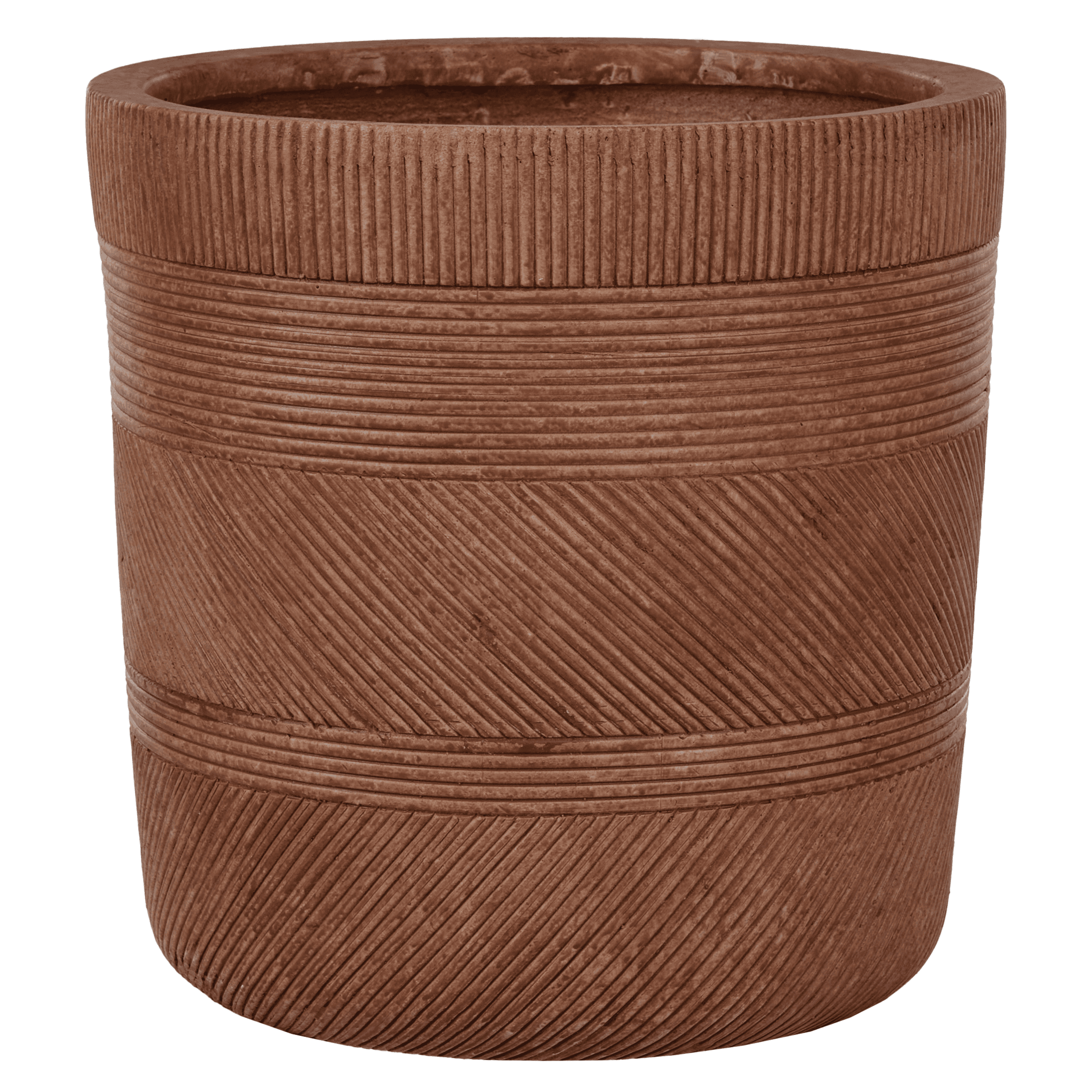 Kukkaruukku VOULA 36 cm Kullanruskea
