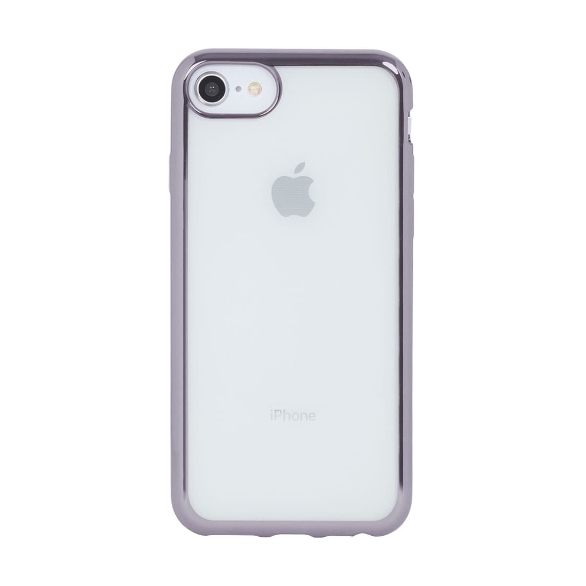 Ohut suojakuori metallireunuksella iPhone SE / 8 / 7 / 6S / 6 -puhelimille
