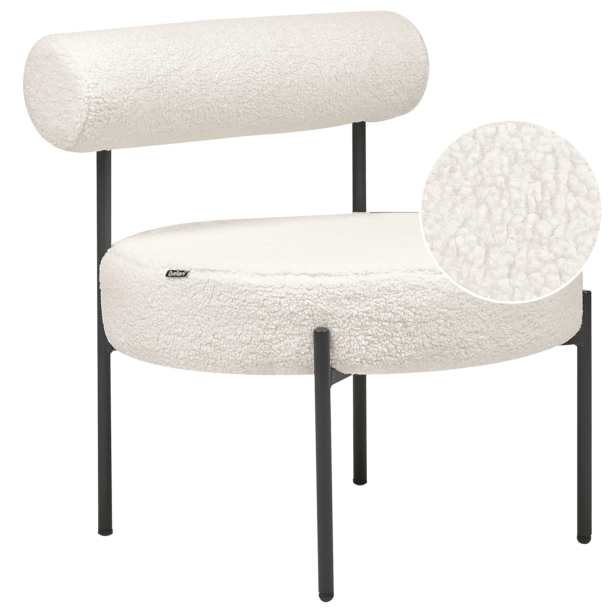 Nojatuoli ALPHA buklee Valkoinen