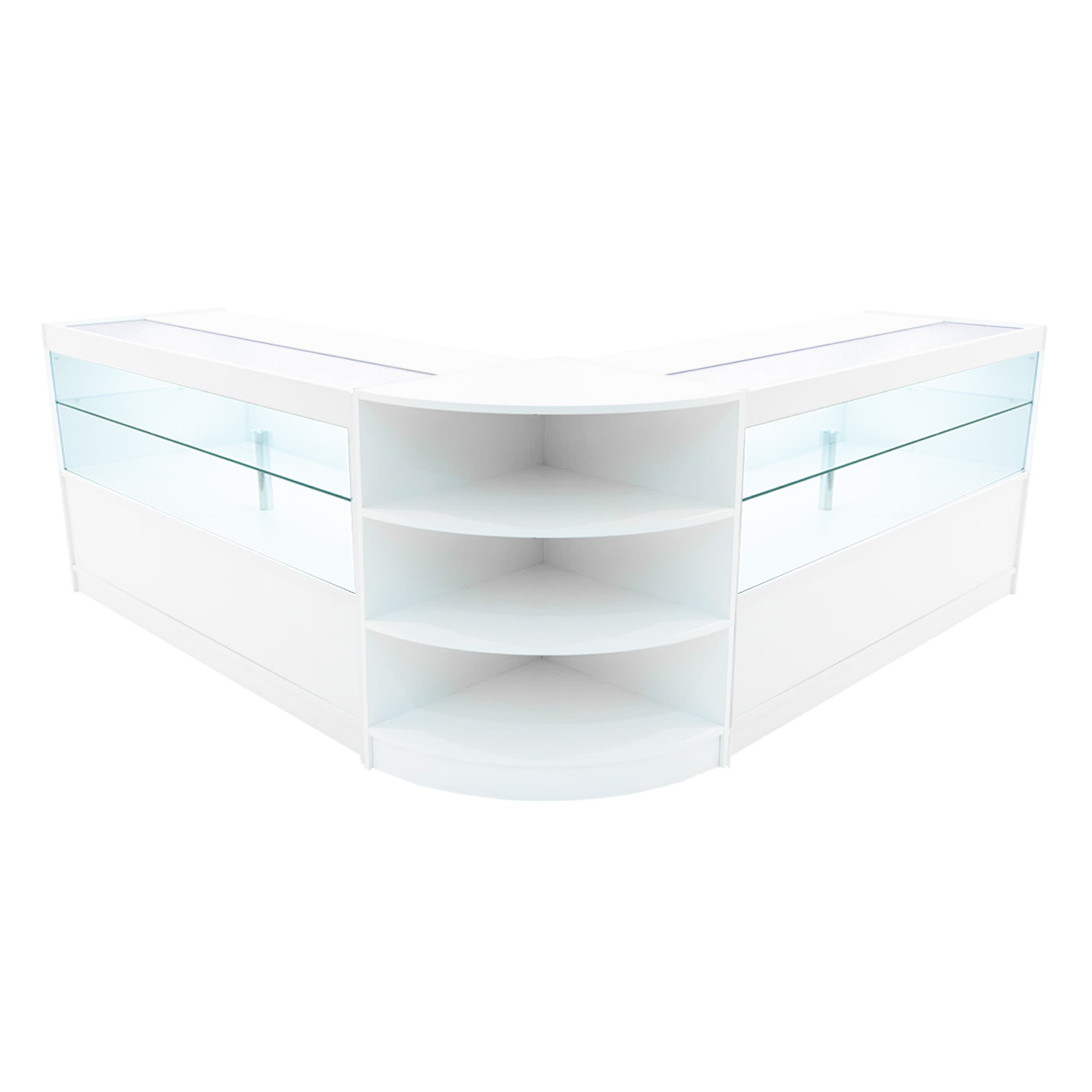 Andromeda LED-myymälätiski LM60 & 2 x C1500 - Valkoinen