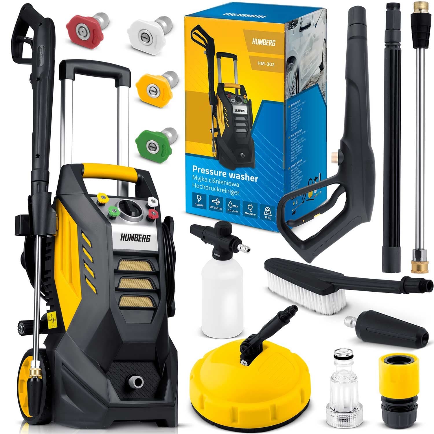 Humberg HM-302 2500W kelapainepesuri