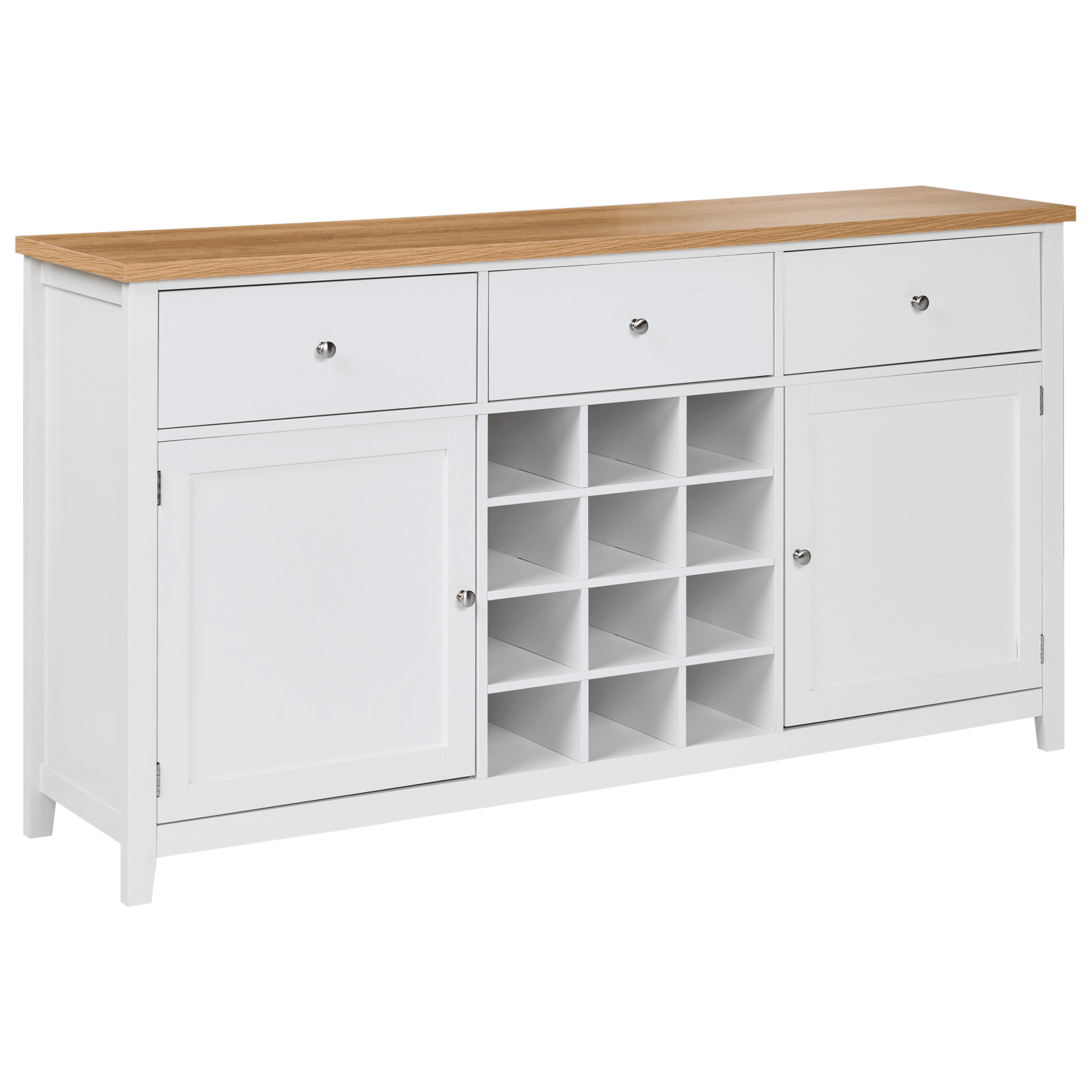 Viinikaappi LUCASTON Valkoinen