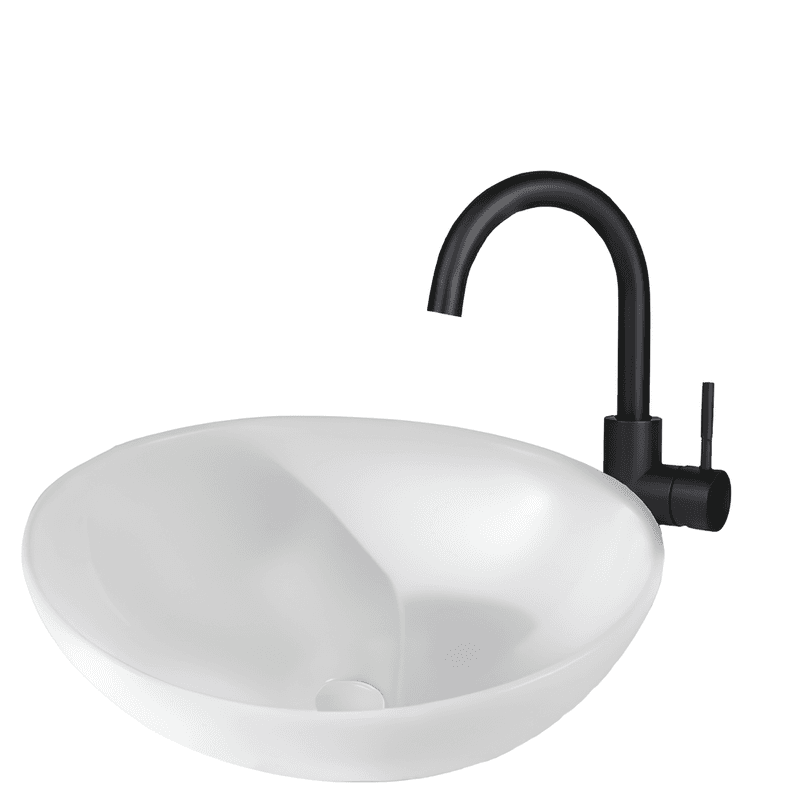 NETTLIFE-tasoallas, ovaali kylpyhuoneen allas lootuskuviolla, valkoinen 41*33cm