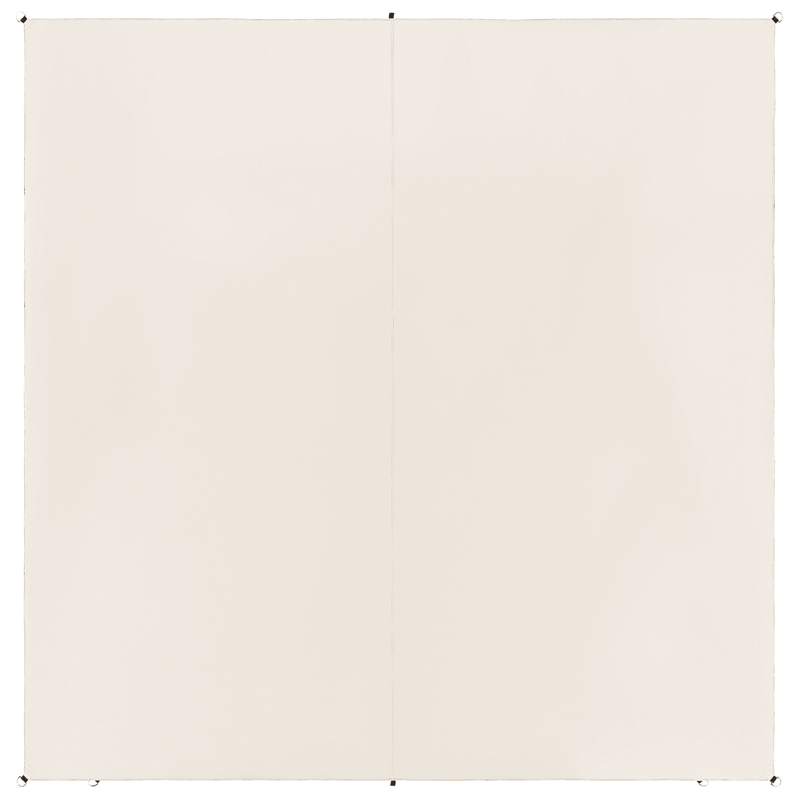 Aurinkopurje LUKKA 300 cm 300 cm Luonnonvalkoinen