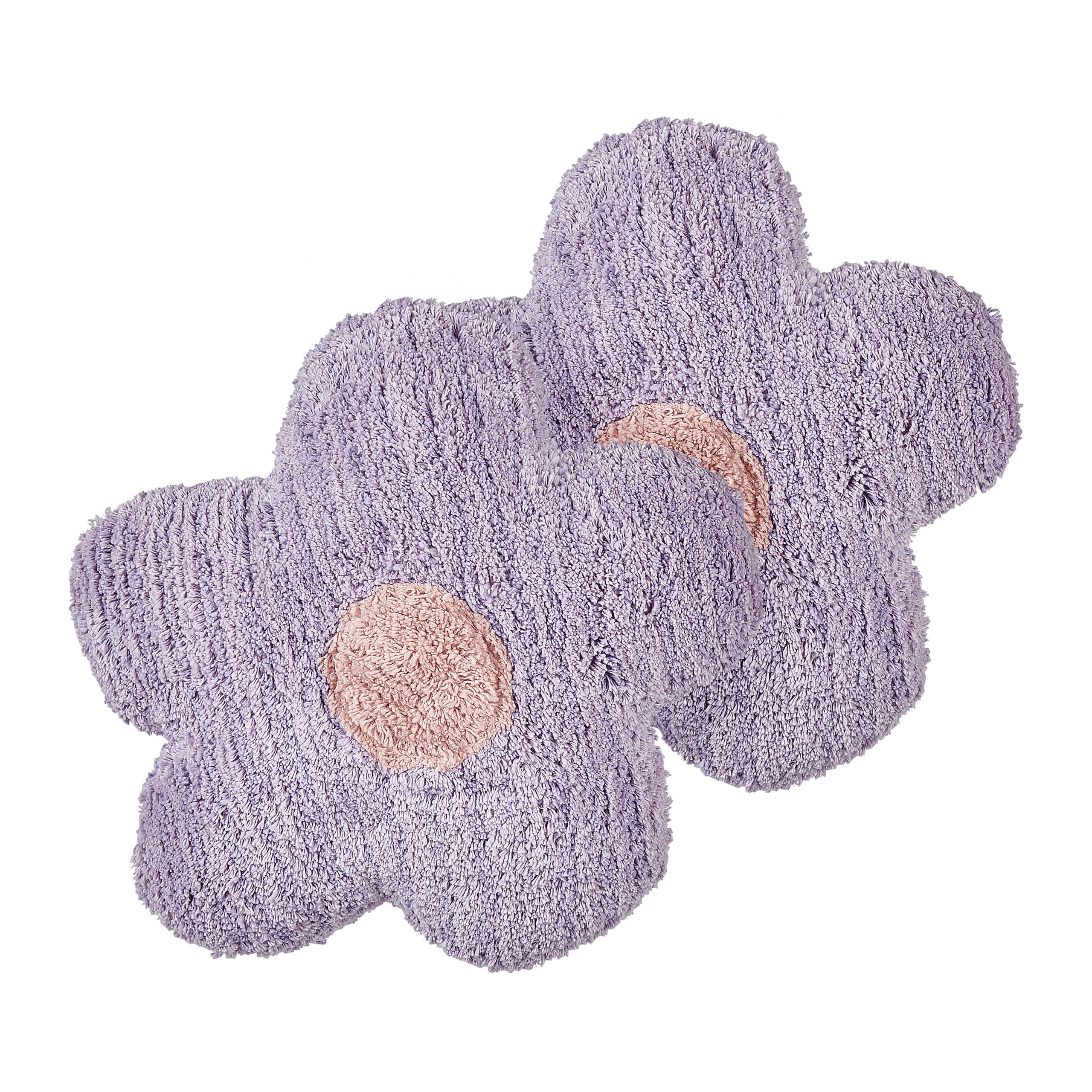Koristetyynysetti 2 kpl SORREL puuvilla 30 x 30 cm Violetti Kukka