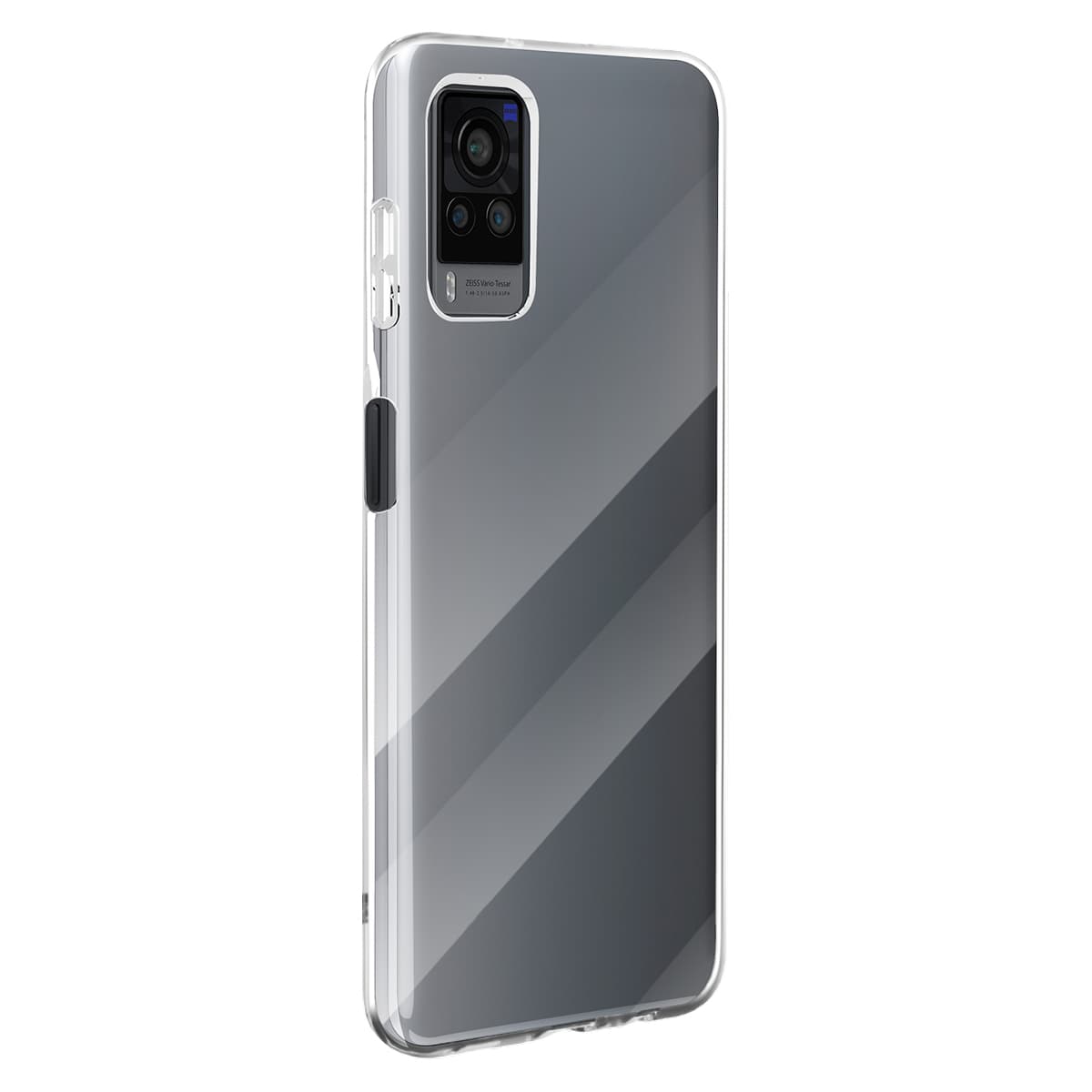 Suojakuori Vivo X60 Pro -puhelimelle pehmeästä TPU:sta, kellastumaton