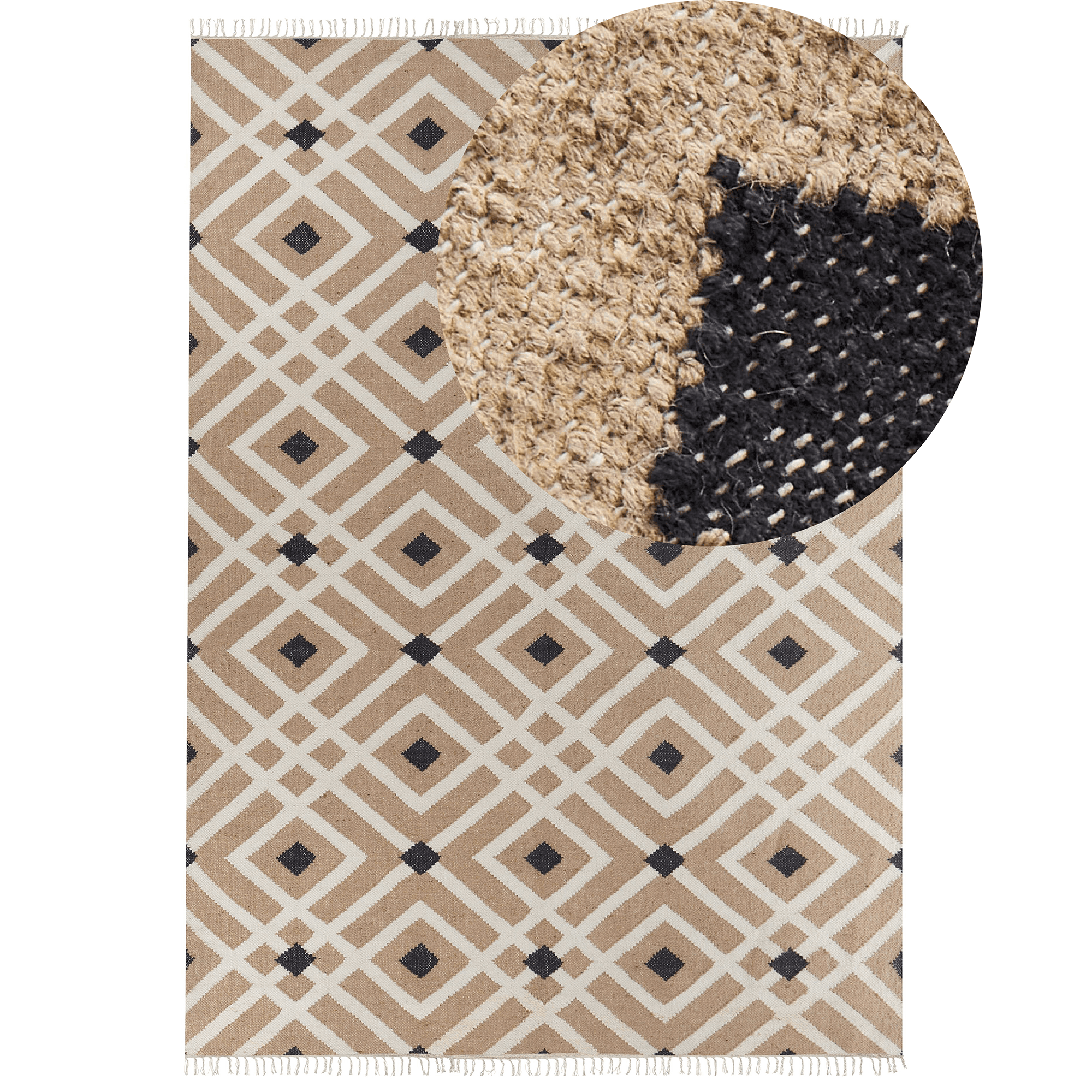 Matto ESENCIK Beige 200 x 300 cm juutti