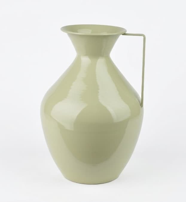 Maljakko metalli MONDEX ROGER 15,7x25x37 cm salvianvihreä 1 kpl