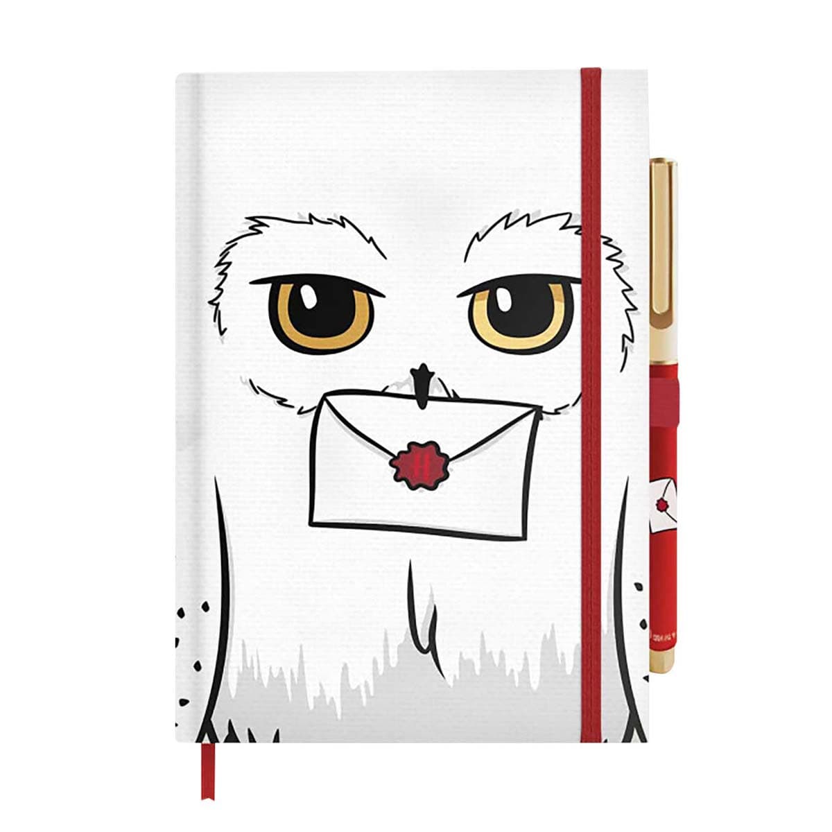 A5-kokoinen muistikirja Harry Potter -kynällä, Hedwig-kuvio