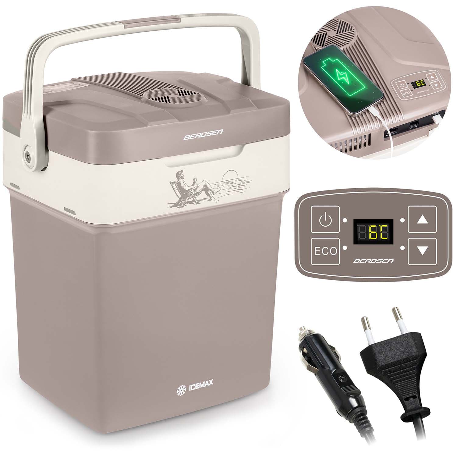 Berdsen Icemax 29 litran ECO-jääkaappi - tummanharmaa