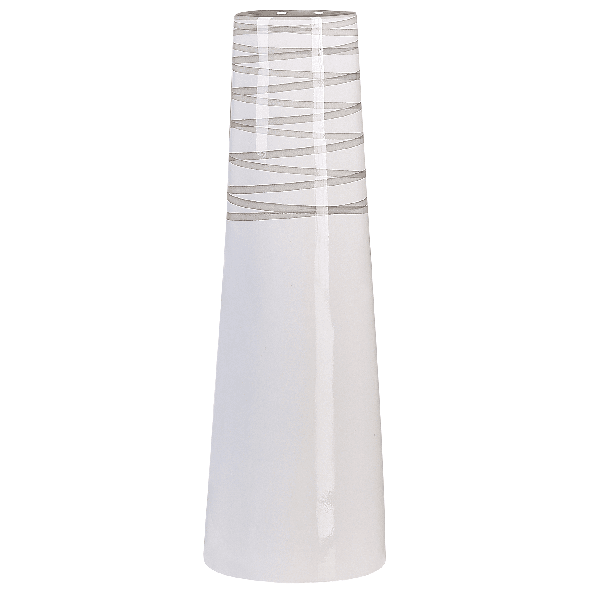 Koristemaljakko TARRAGONA keramiikka 57 cm Valkoinen