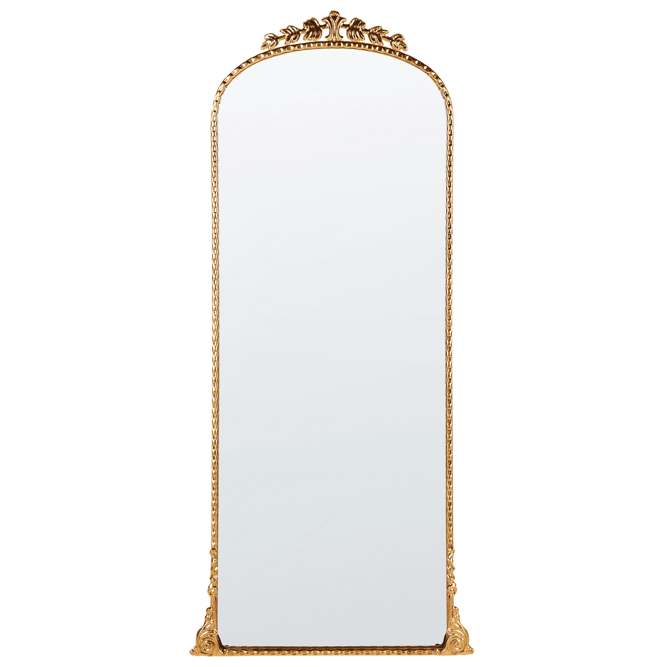 Seinäpeili LIVRY 51 cm 114 cm metalli Kulta