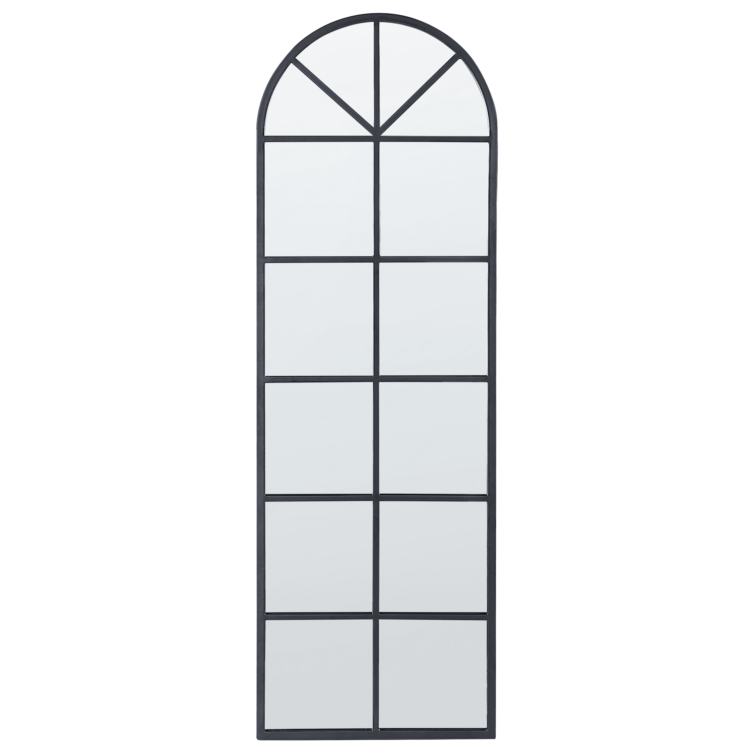 Seinäpeili BROUAGE 40 cm 120 cm metalli Musta
