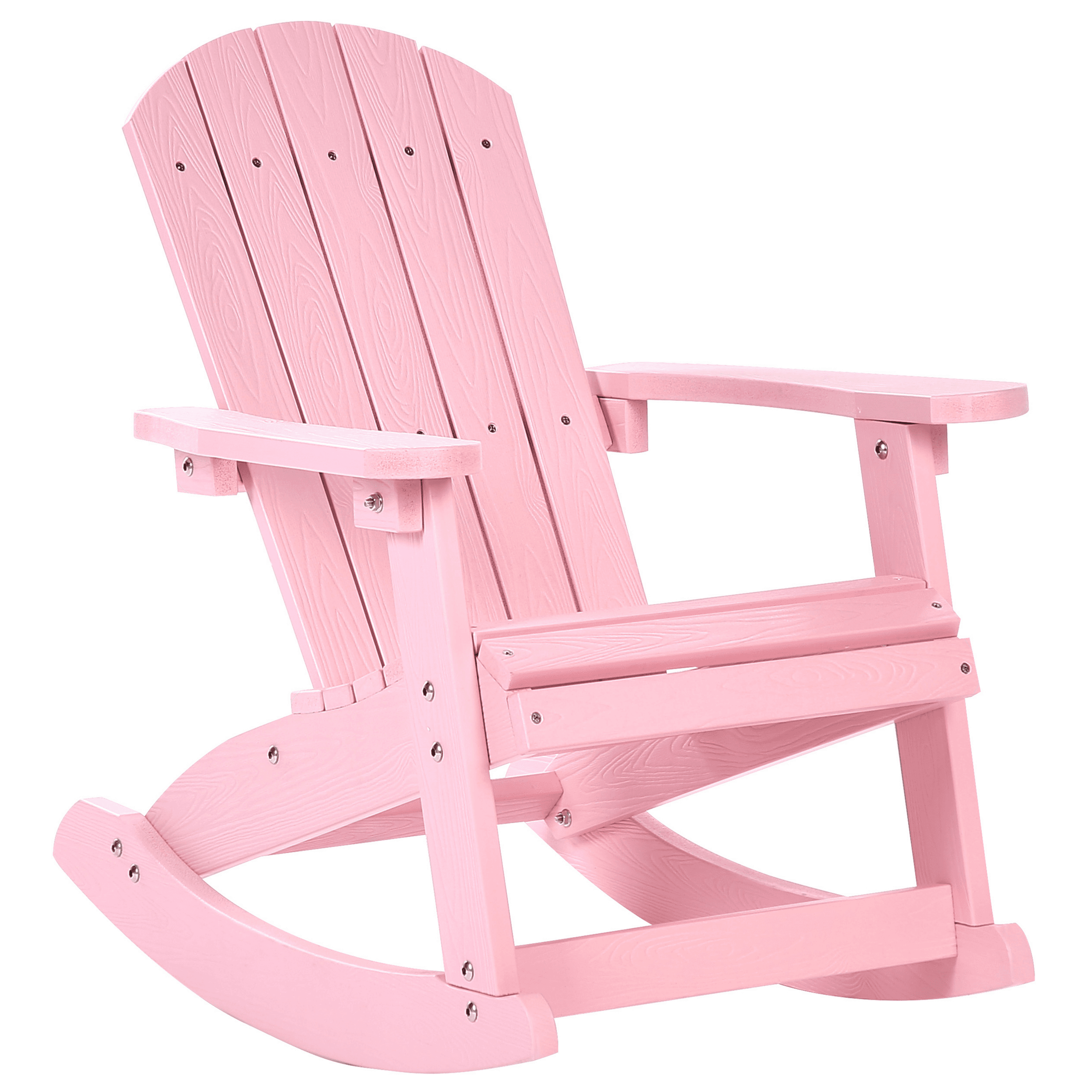 Lasten puutarhakeinutuoli ADIRONDACK Pastellipinkki