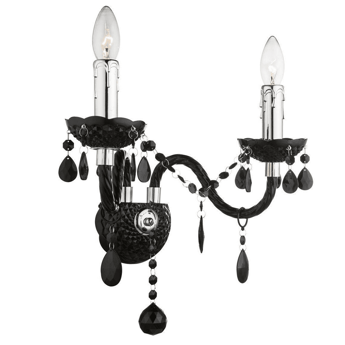 TOOLIGHT seinävalaisin EBT018-2W musta, 18X40X36CM