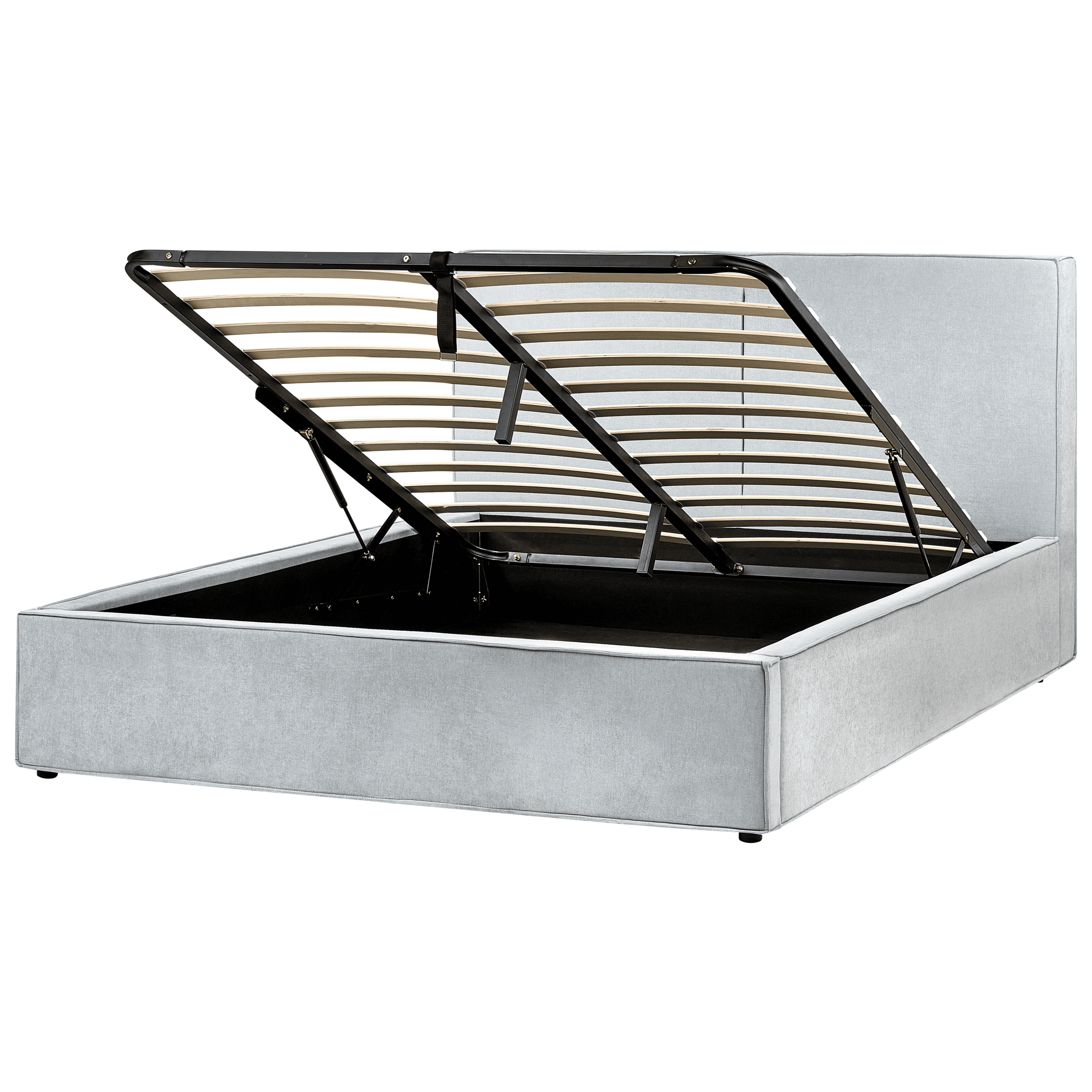 Sänky säilytystilalla kangas MOISSAC 180 x 200 cm Vaaleansininen