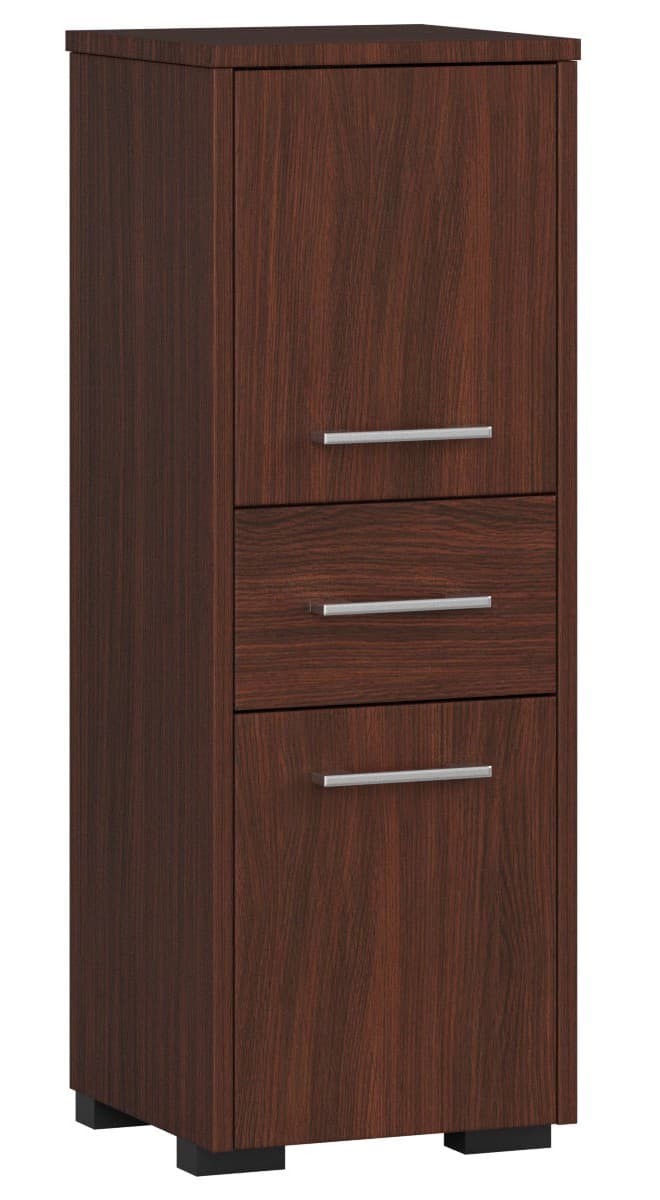 Akord Kylpyhuoneen Kolonni 2 Ovet 1 Laatikko Wenge 30x30x85