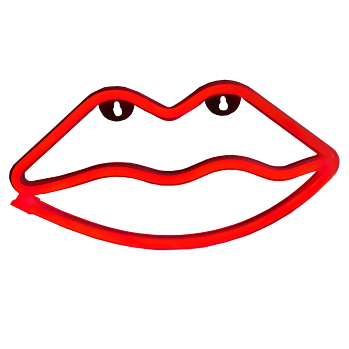 Neon Valaisin Suu Seinä Kiinnitys USB-A Portti