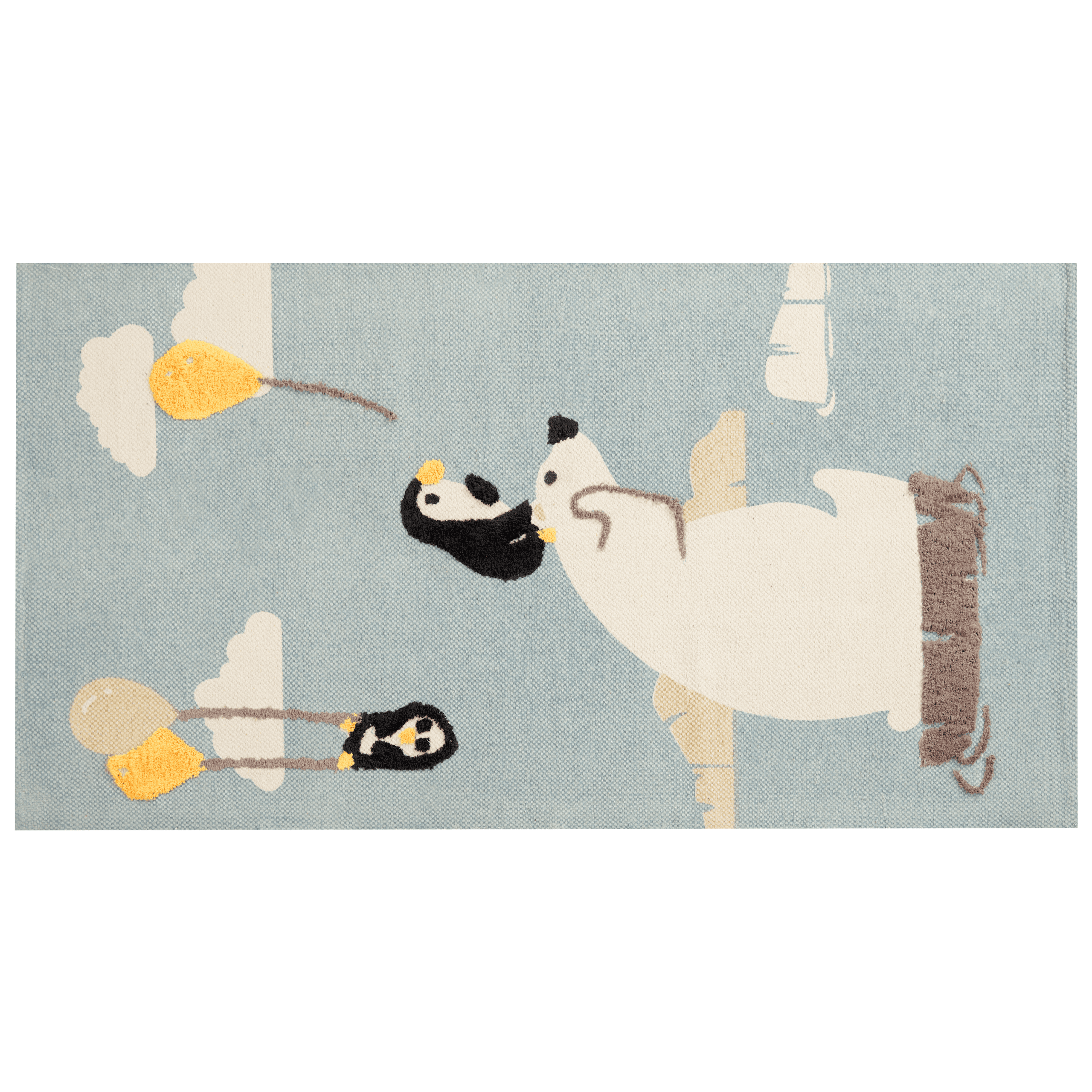 Lastenhuoneen matto BARUS Monivärinen 80 x 150 cm puuvilla