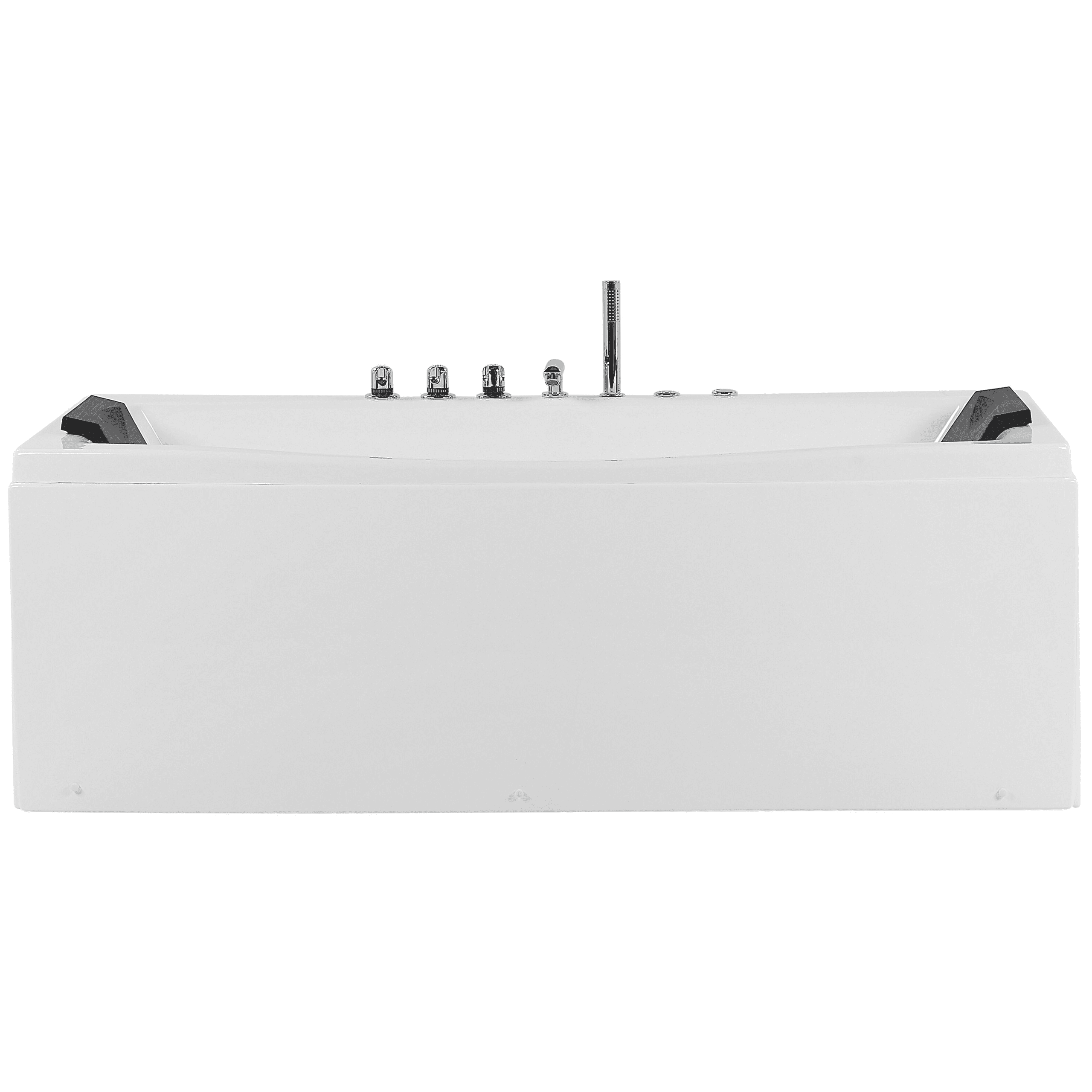 Kulmaporeamme LED-valolla MOOR 173 x 81 cm Valkoinen