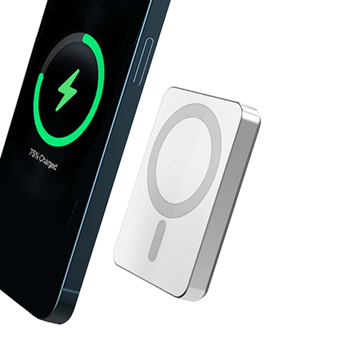 Powerbank 5000mAh MagSafe Yhteensopiva Induktio 15W