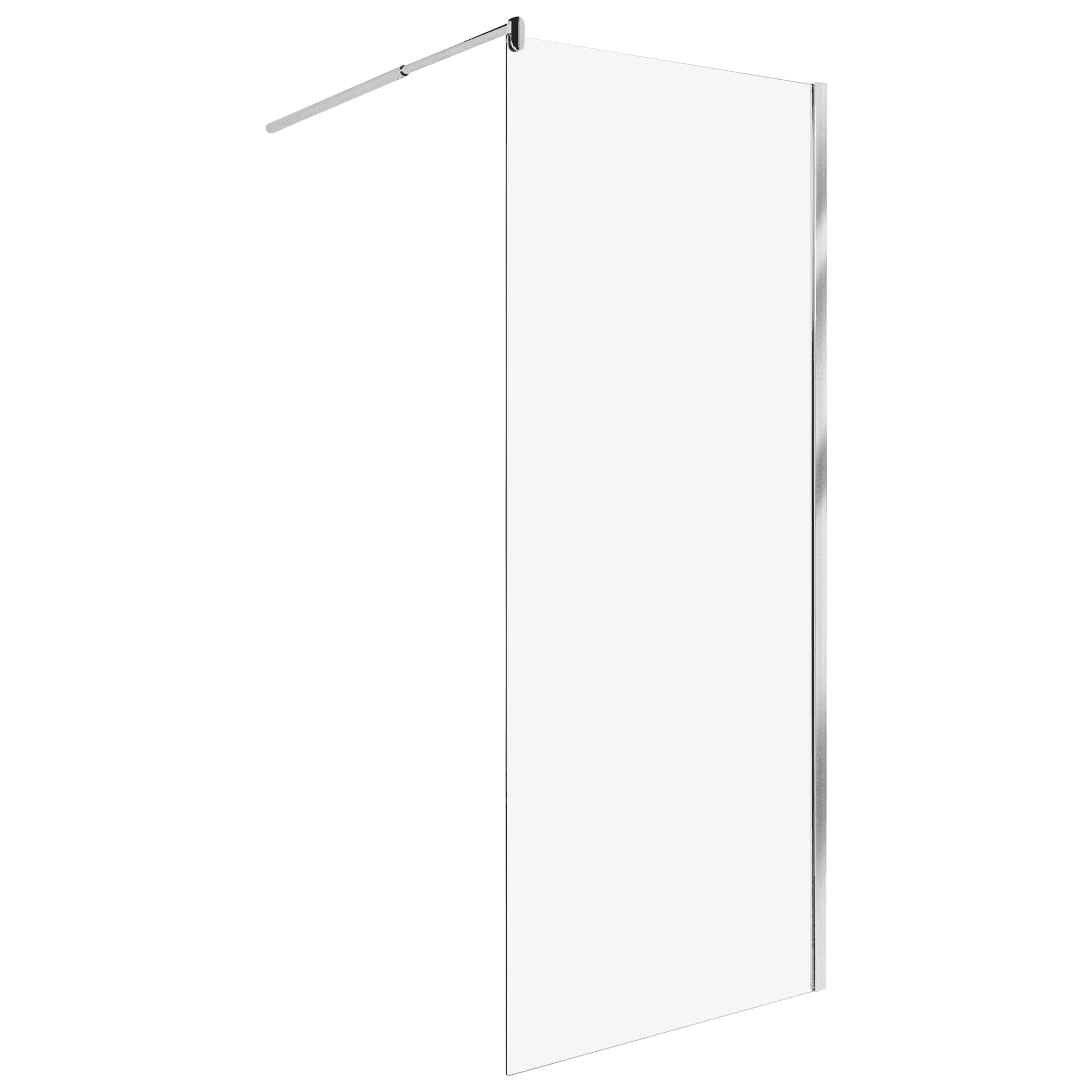 Suihkuseinä AHAUS 80 x 190 cm Hopea