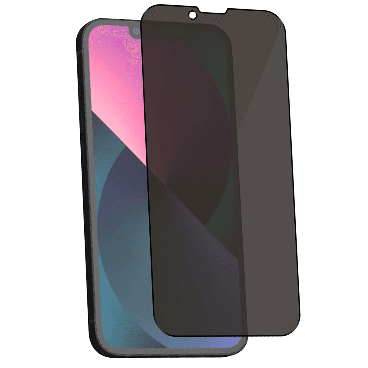 Yksityisyyden Näytönsuoja 3D Armour iPhone 13 Pro, 14 ja 16e Vakoilunesto
