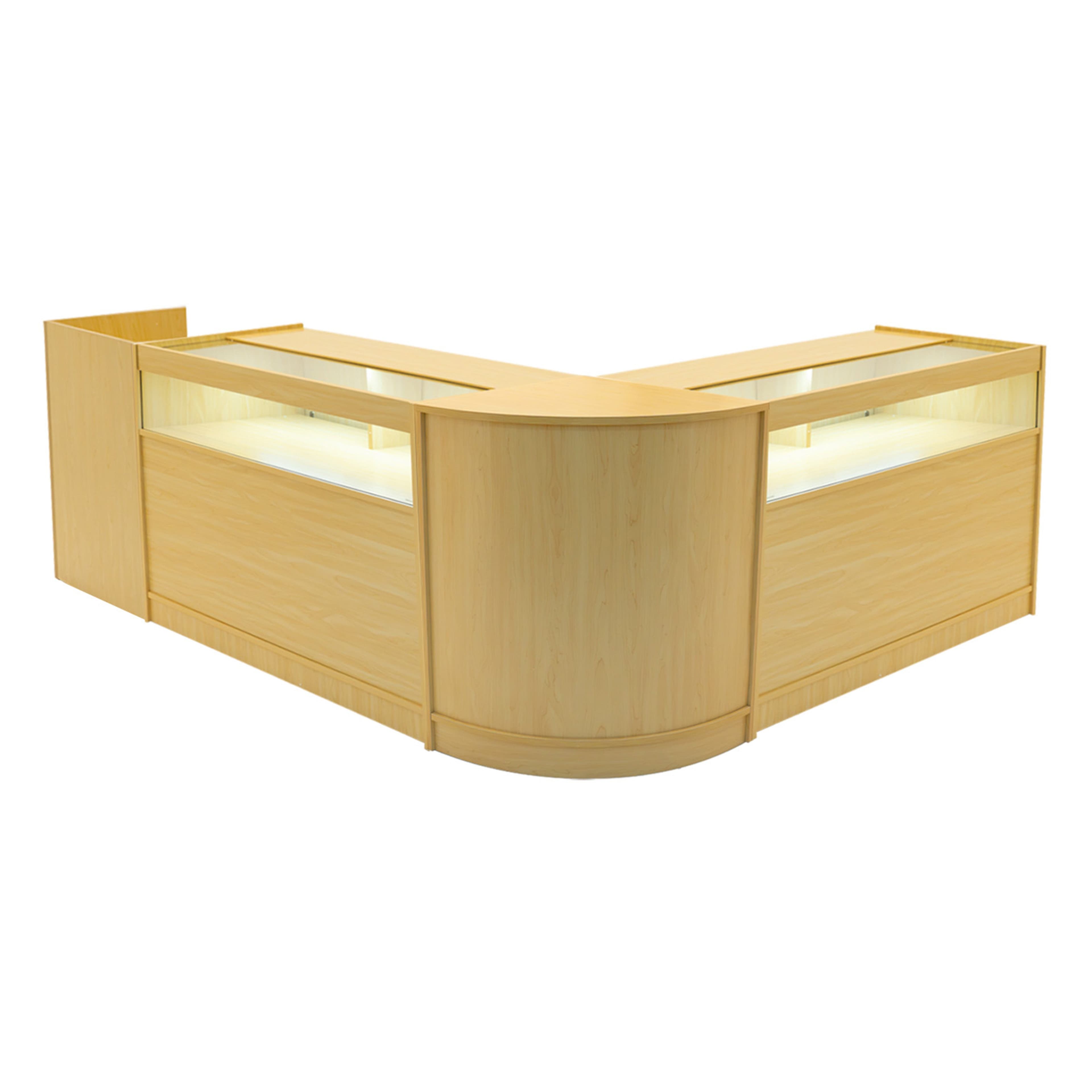 Luna LED-myymälätiski CM60, TB60 ja 2 x B1200 - vaahtera