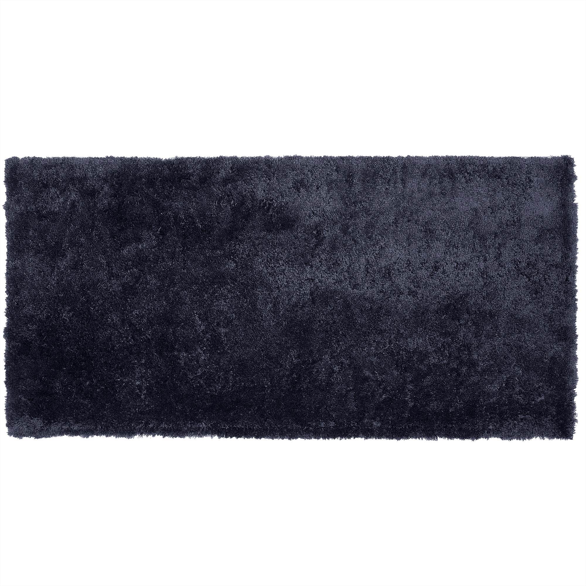 Korkeanukkainen matto EVREN Tummansininen 80 x 150 cm