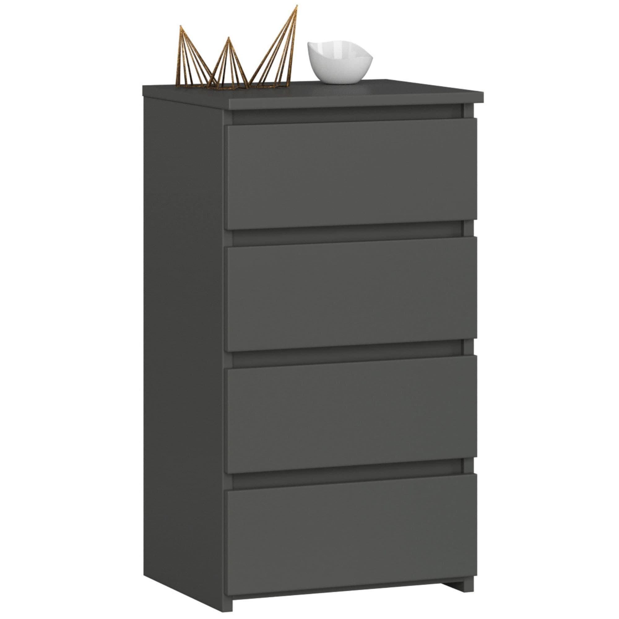 Akord Alakaappi Grafiitti Kiiltävä 40x35x74