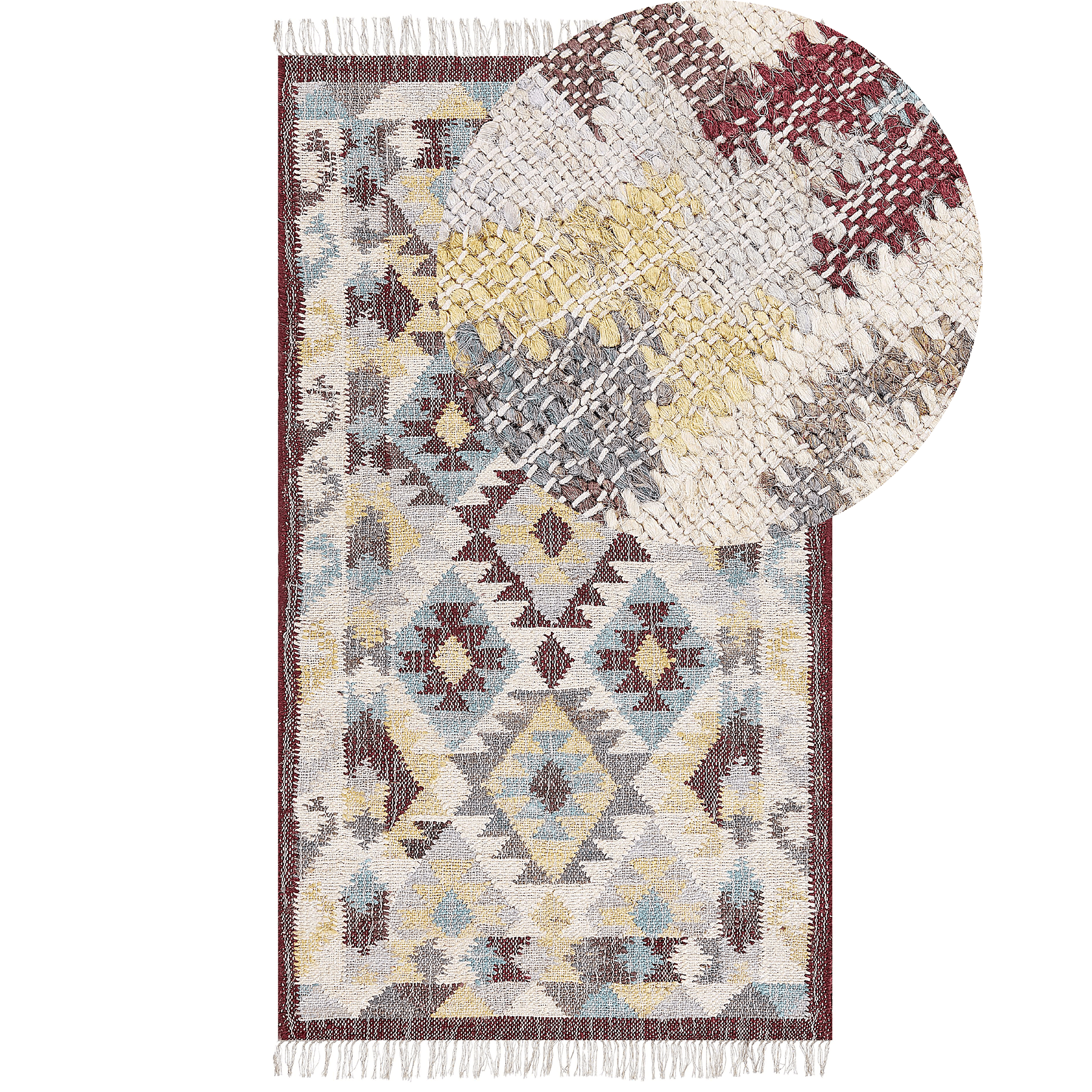 Matto FENER Monivärinen 80 x 150 cm juutti