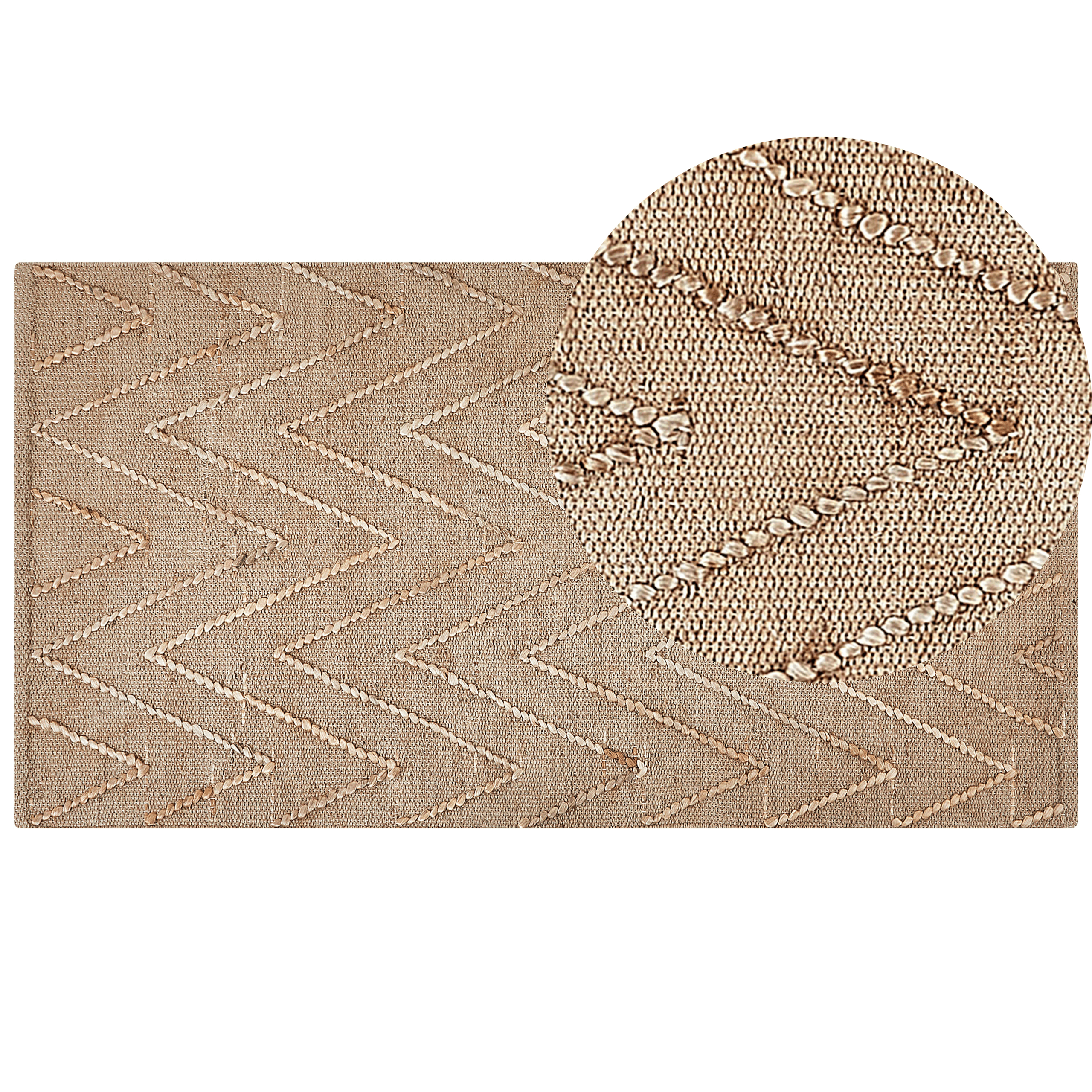 Matto DADAY Beige 80 x 150 cm juutti