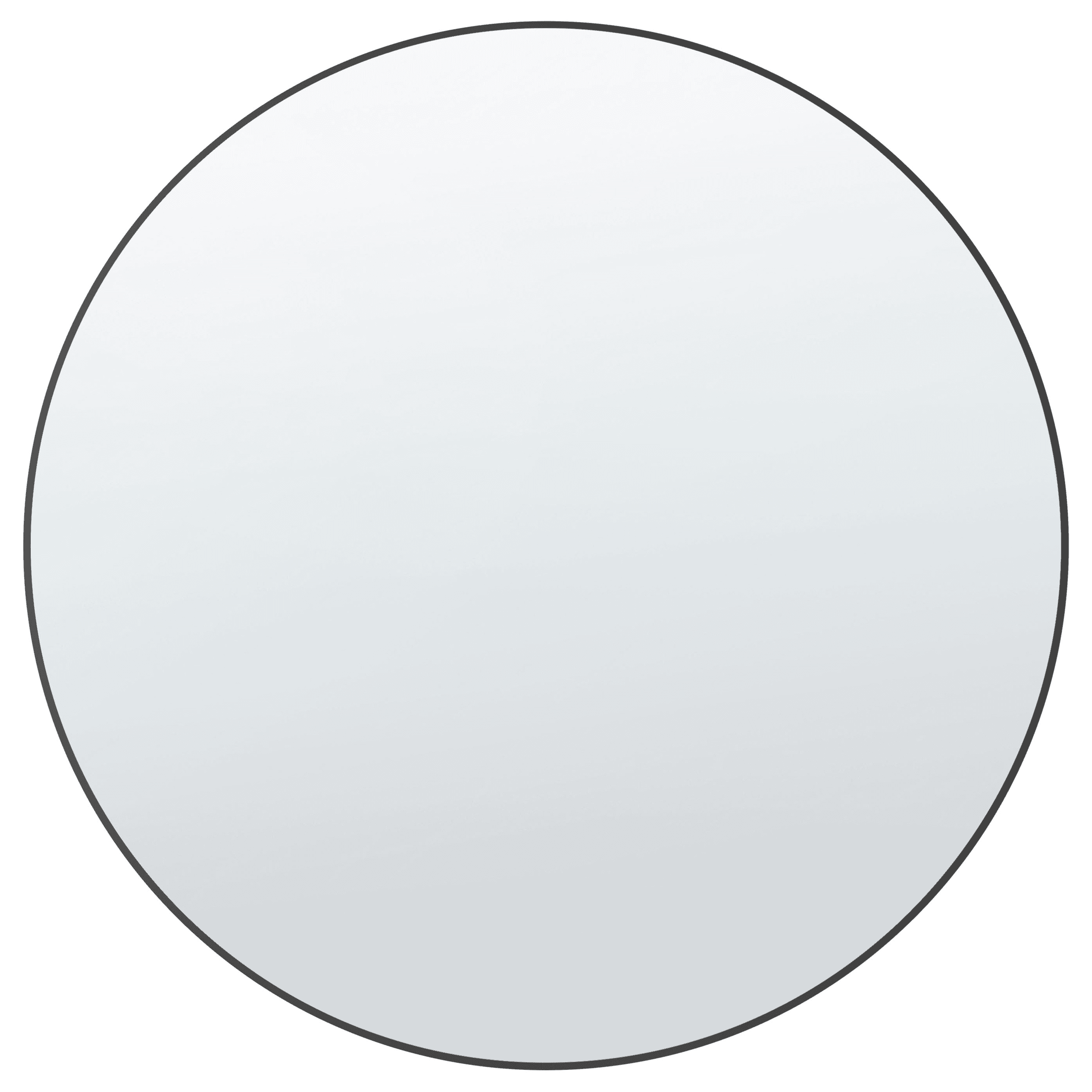 Seinäpeili ANNEMASSE 80 cm 80 cm metalli Musta