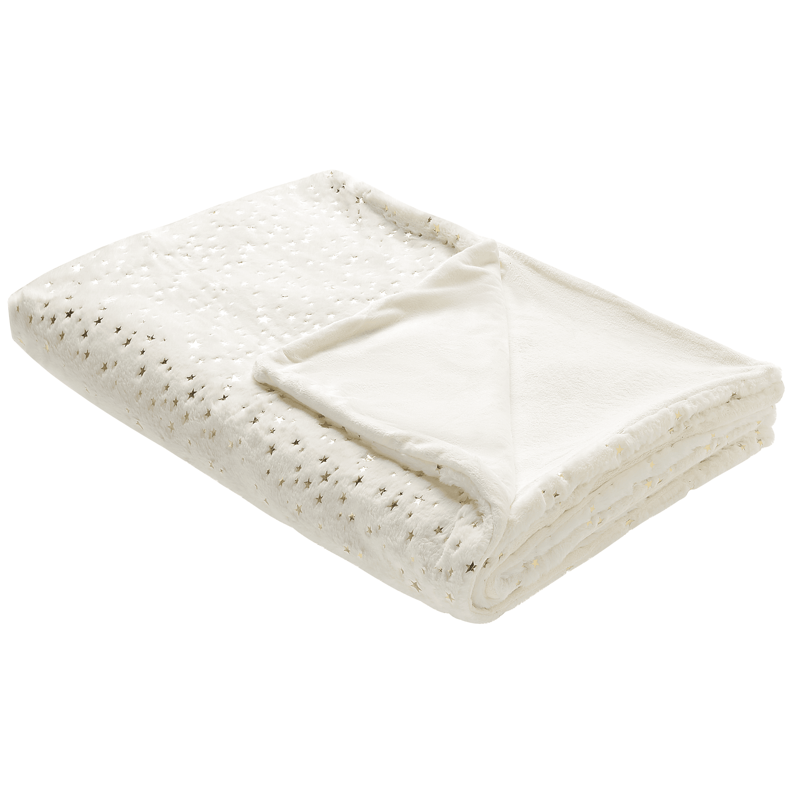 Torkkupeitto ALAZEYA 130 x 180 cm Luonnonvalkoinen