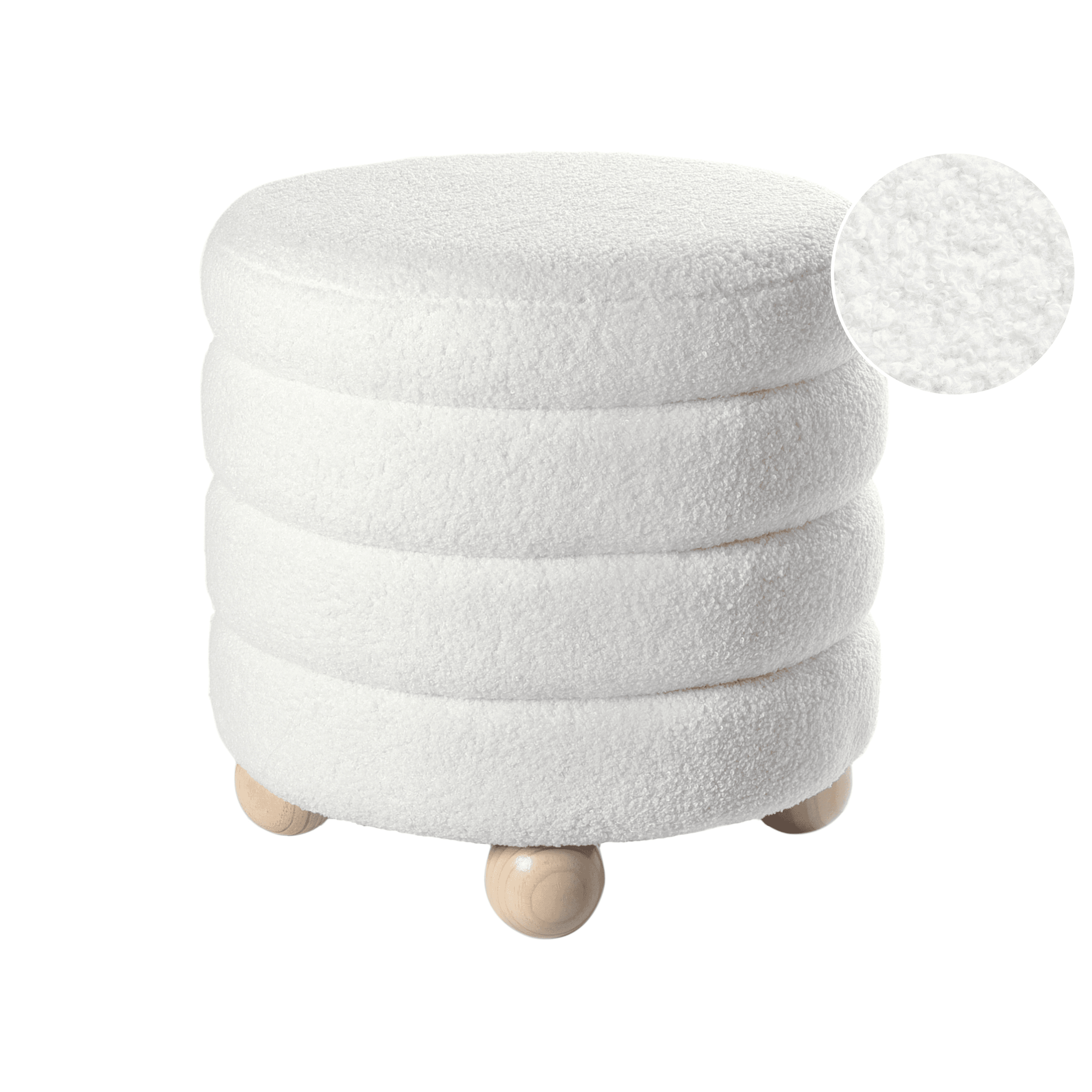 Rahi CHILLY buklee Luonnonvalkoinen 42 cm 42 cm 41 cm