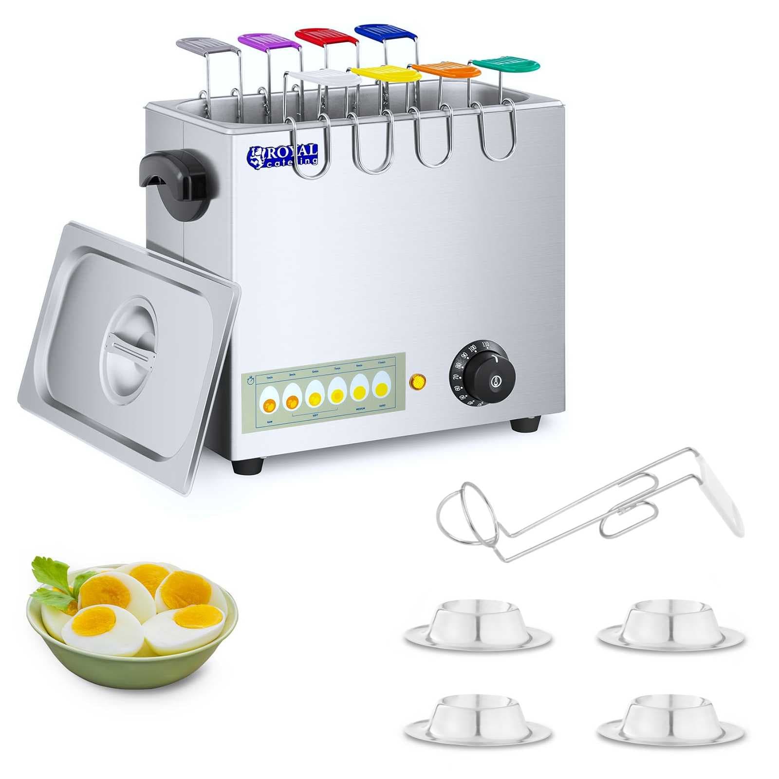 Munankeitin 8 munalle 2600W 30–110 °C + 4 munatelinettä