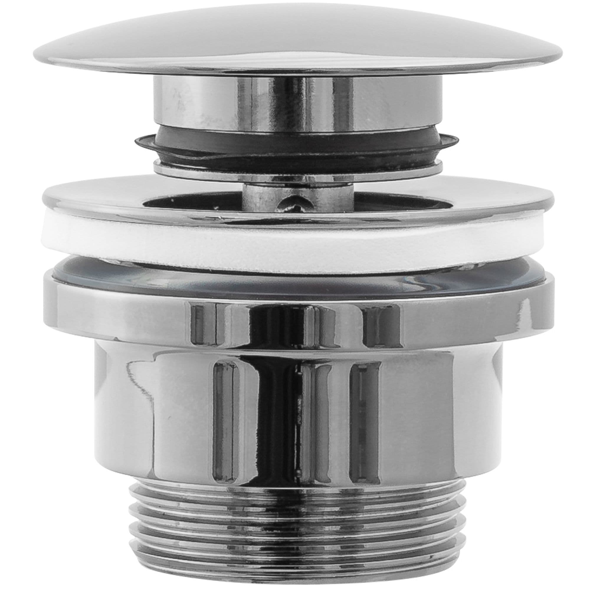 REA pesualtaan tulppa Click-clack 6,4 kromi, 6,4X6,4X13CM