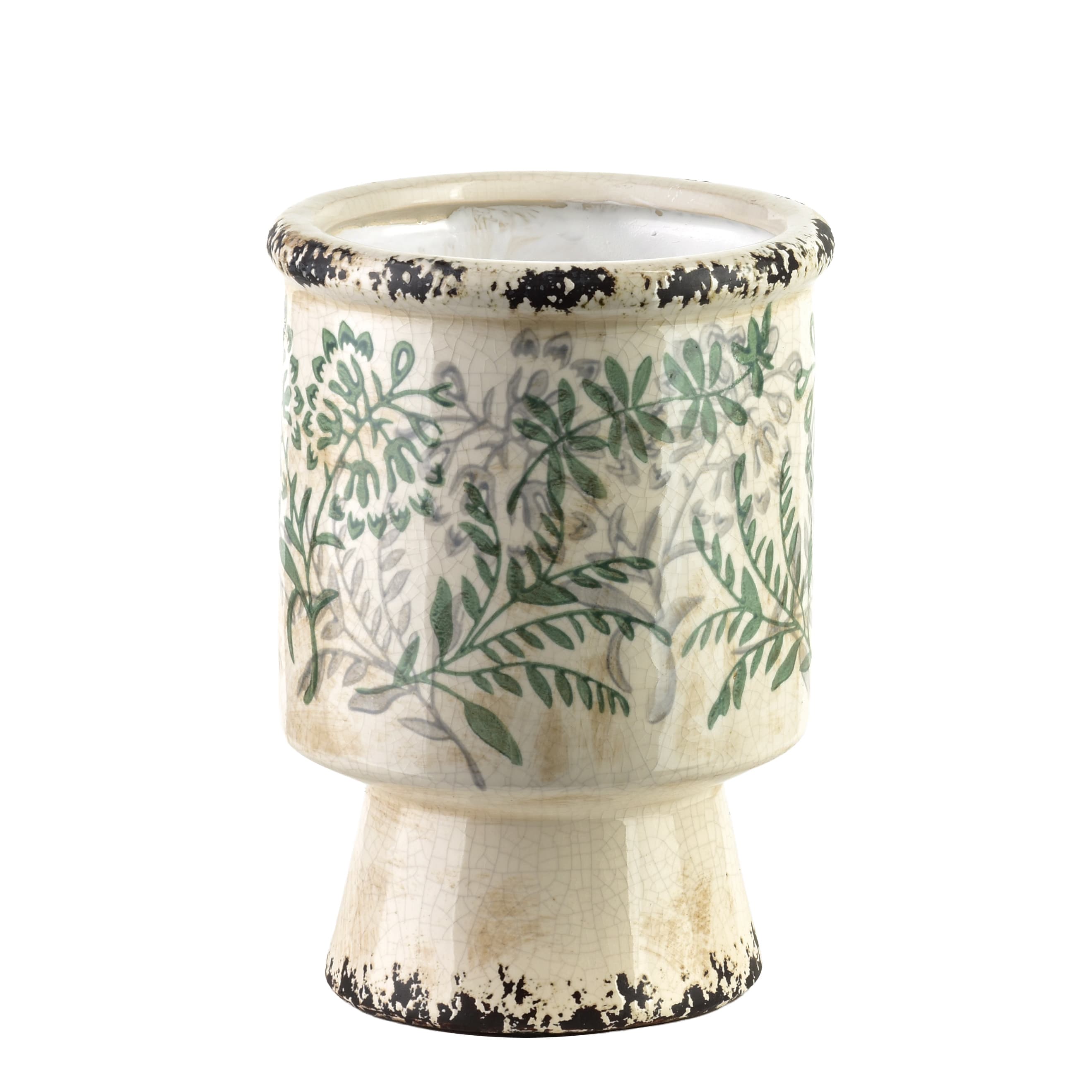 Ruukunsuoja keramiikka Crocket Crocket 13,5x13,5x18,5 beige 1kpl