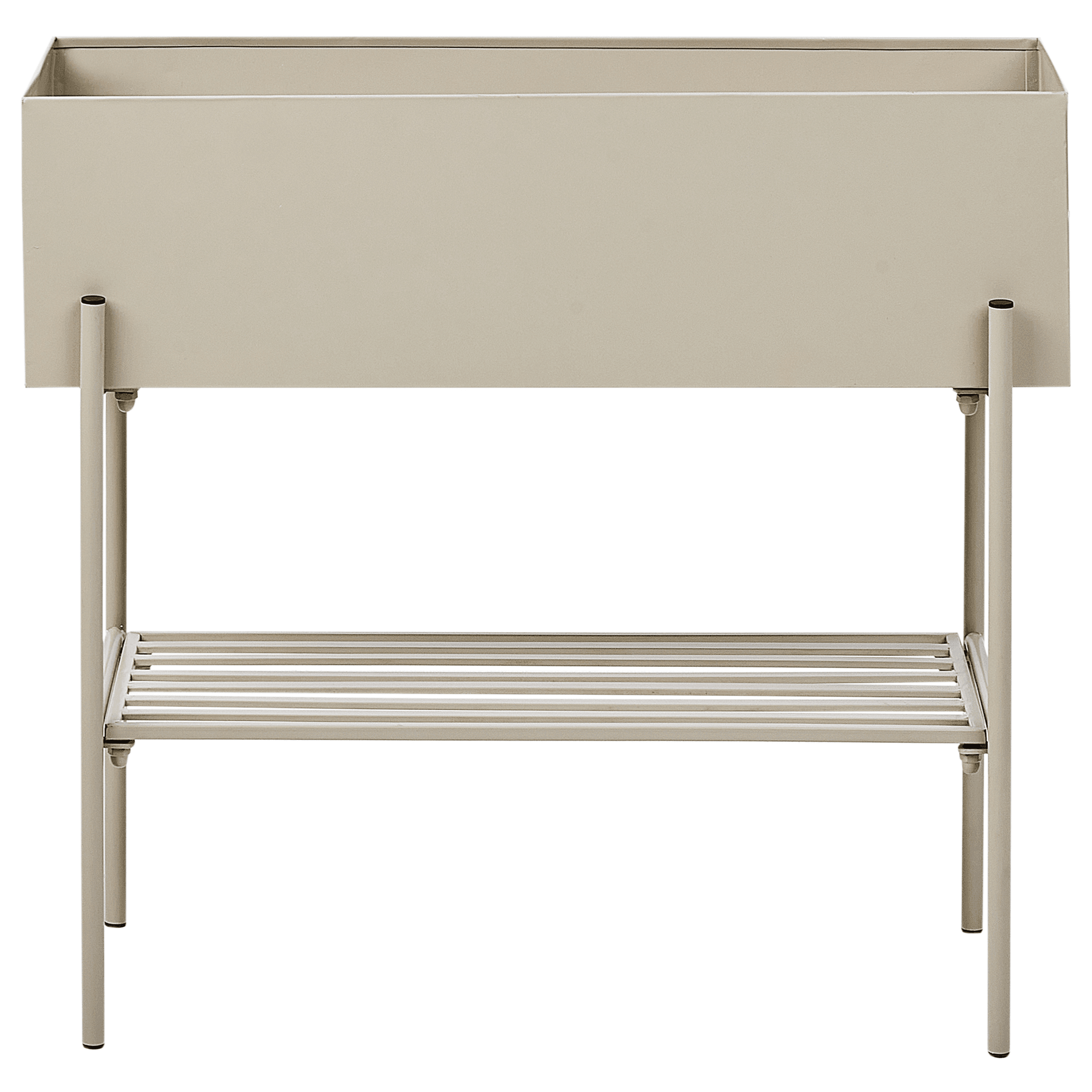 Korotettu kukkaruukku VINCA metalli 70 cm Beige