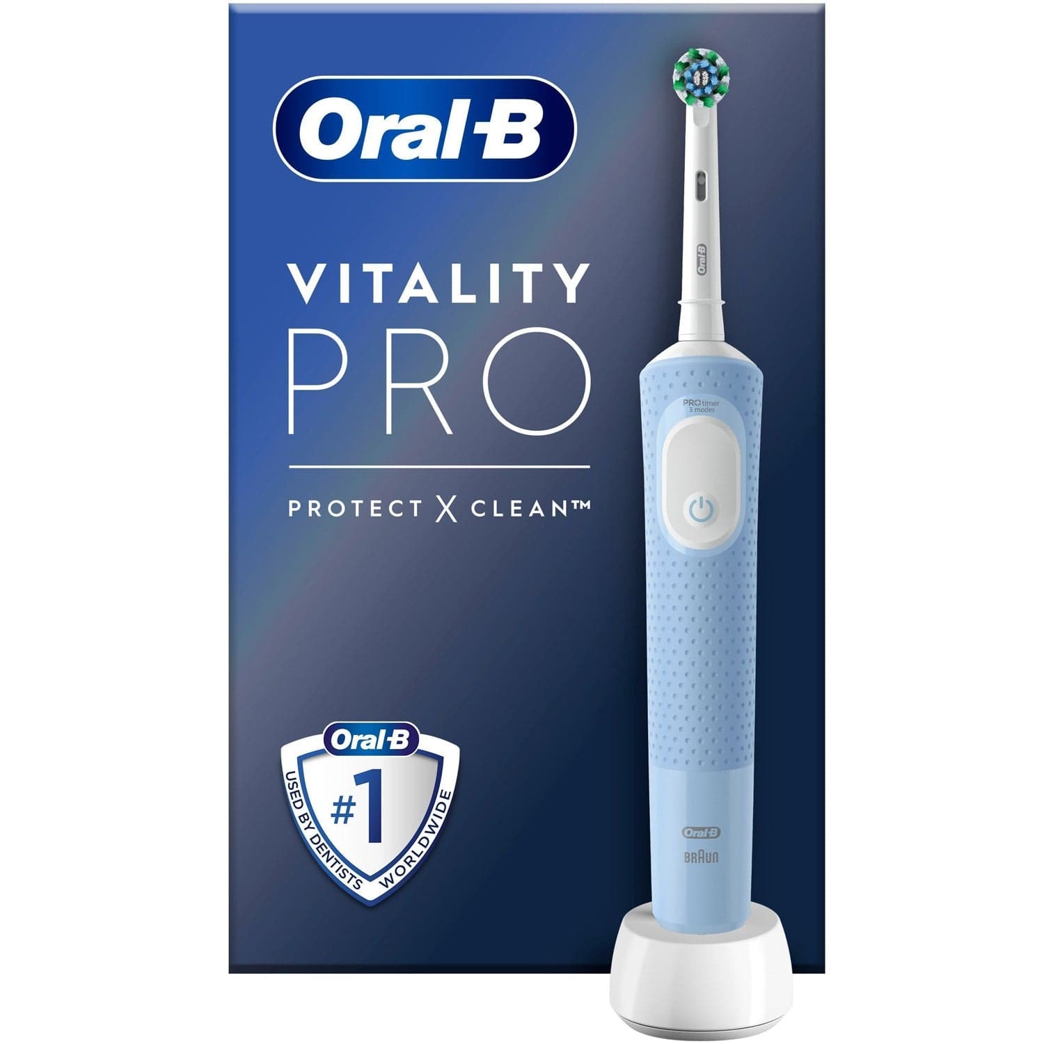 Sähköhammasharja Vitality Pro Vapor Blue CA HBOX