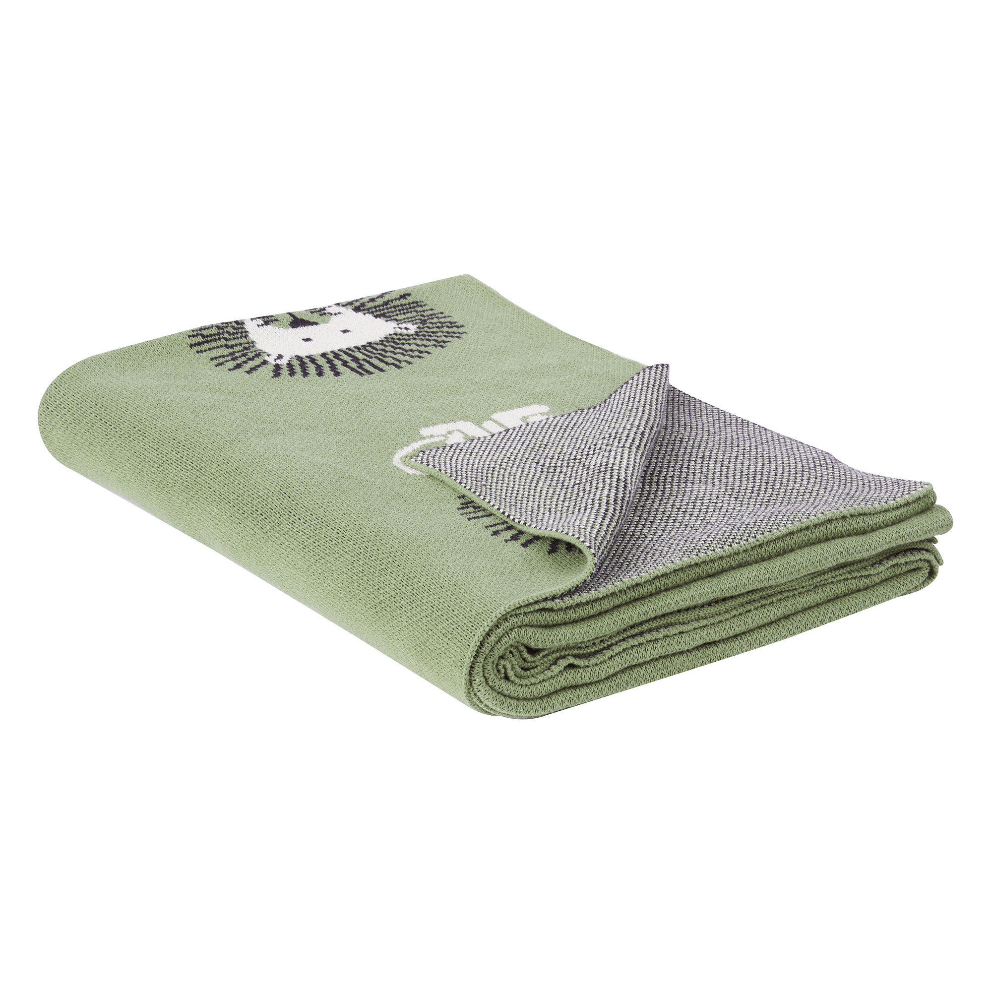 Torkkupeitto RUSAMI puuvilla 130 x 170 cm Vihreä