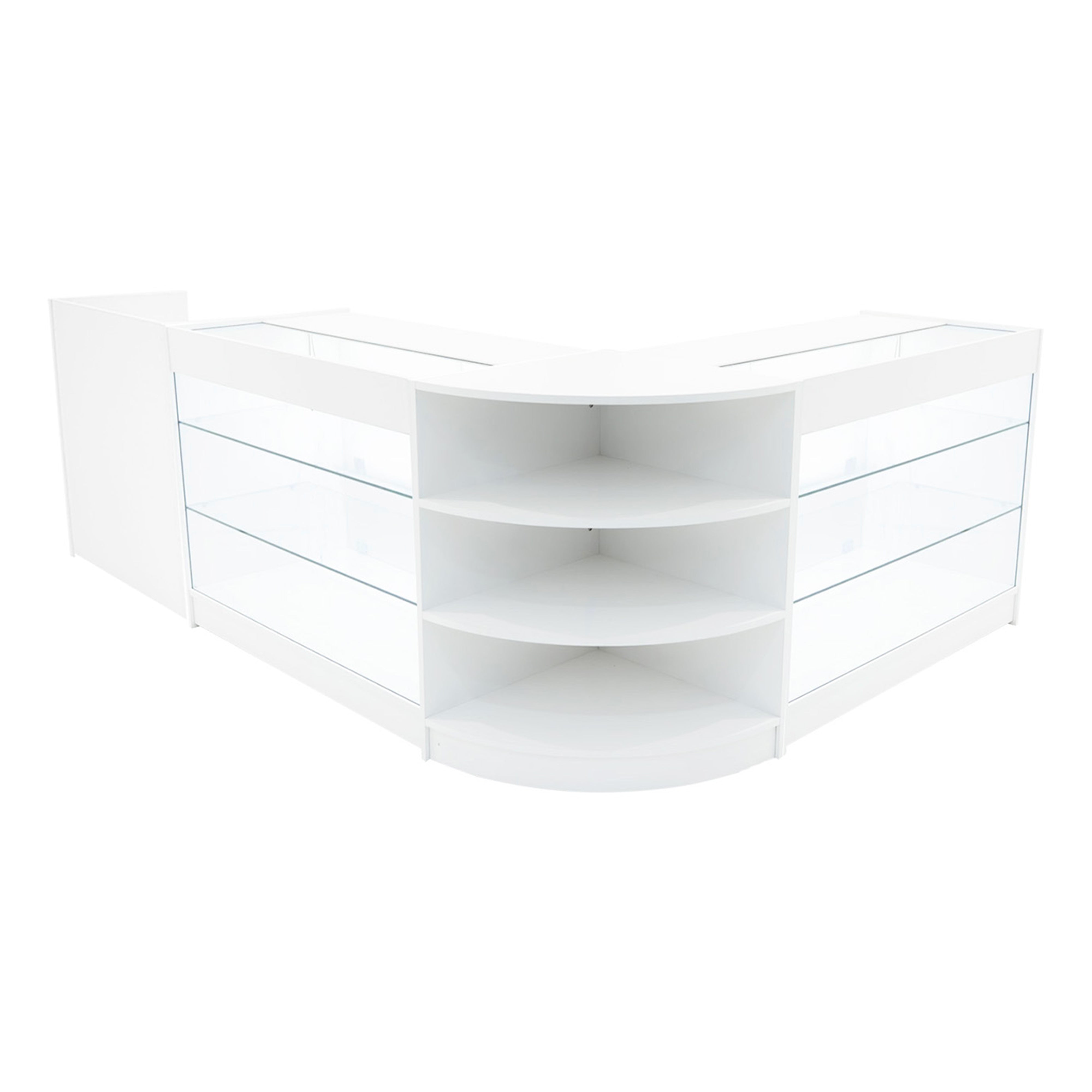 Astro LED-myymälätiskisarja LM60, TB60 ja 2 x K1200 - valkoinen