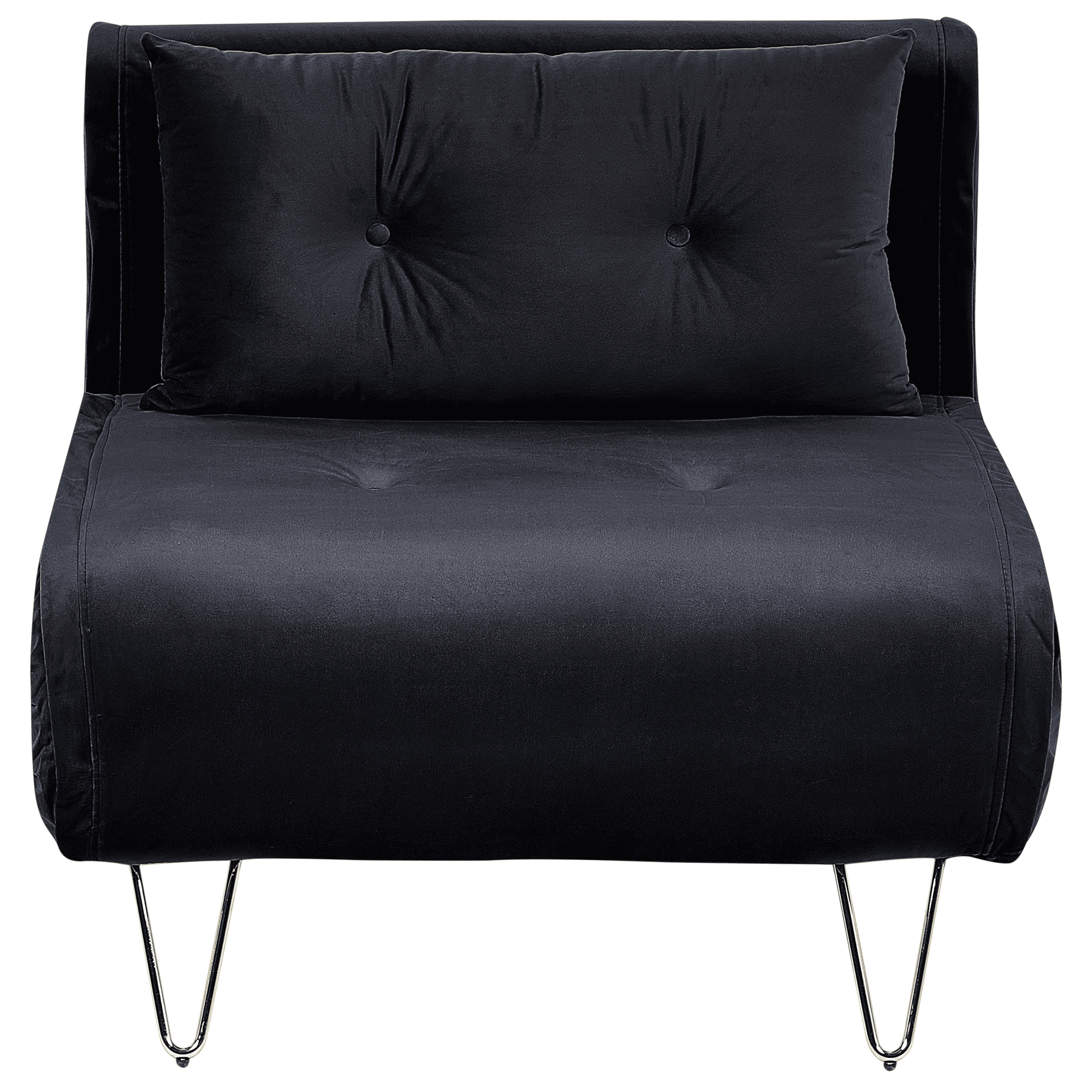 Vuodetuoli VESTFOLD sametti Musta